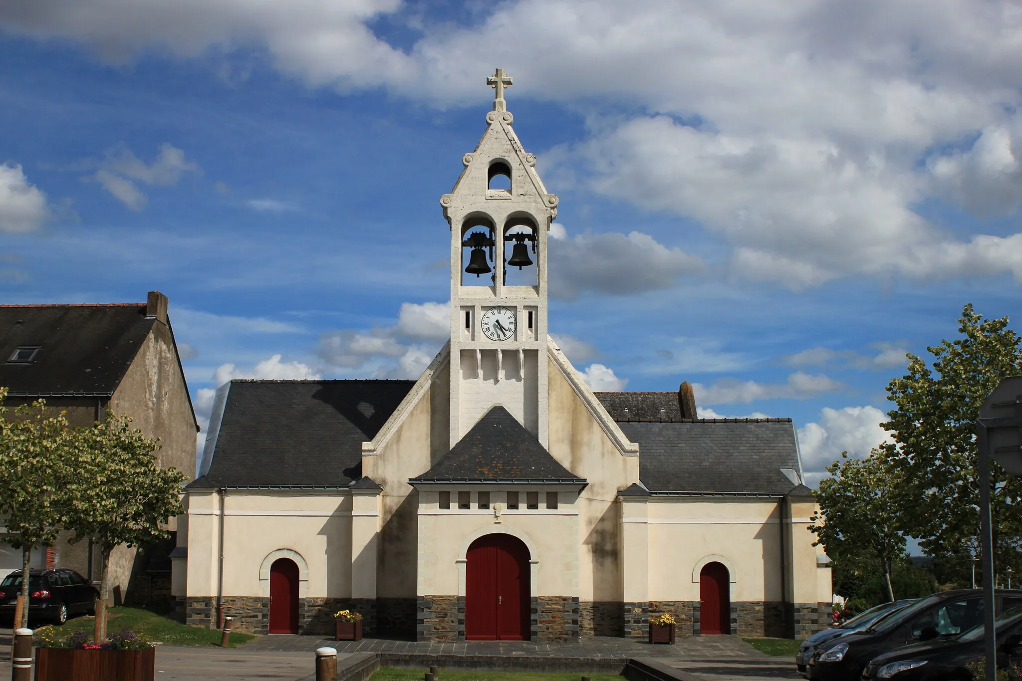 Photo showing: Église Saint-Étienne, XVIII°-XIX°, La Meilleraye-de-Bretagne.