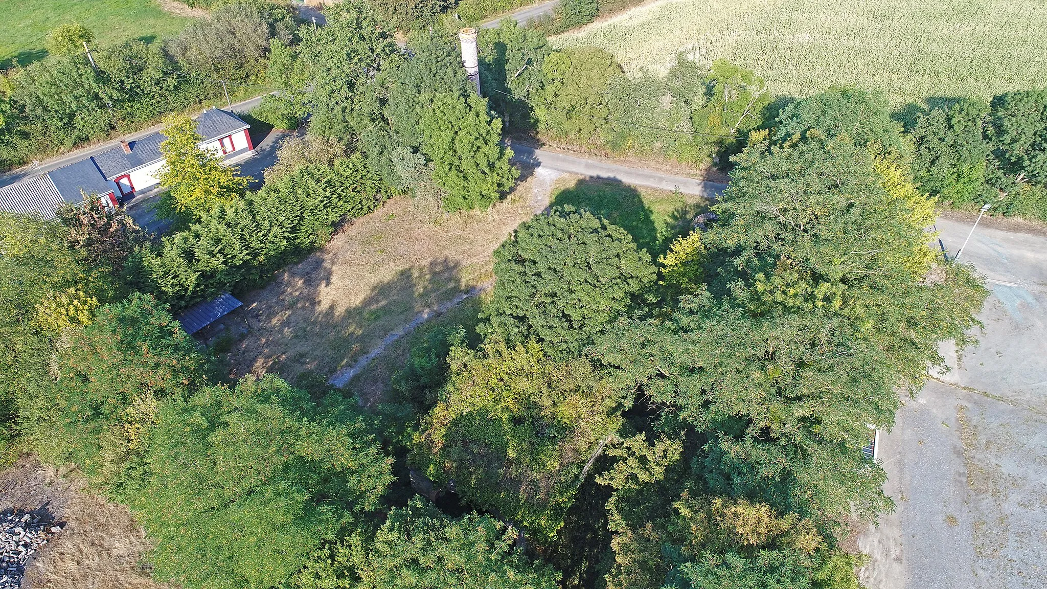 Photo showing: La mine de charbon de la Gautellerie à La Rouxière (commune déléguée de Loireauxence).