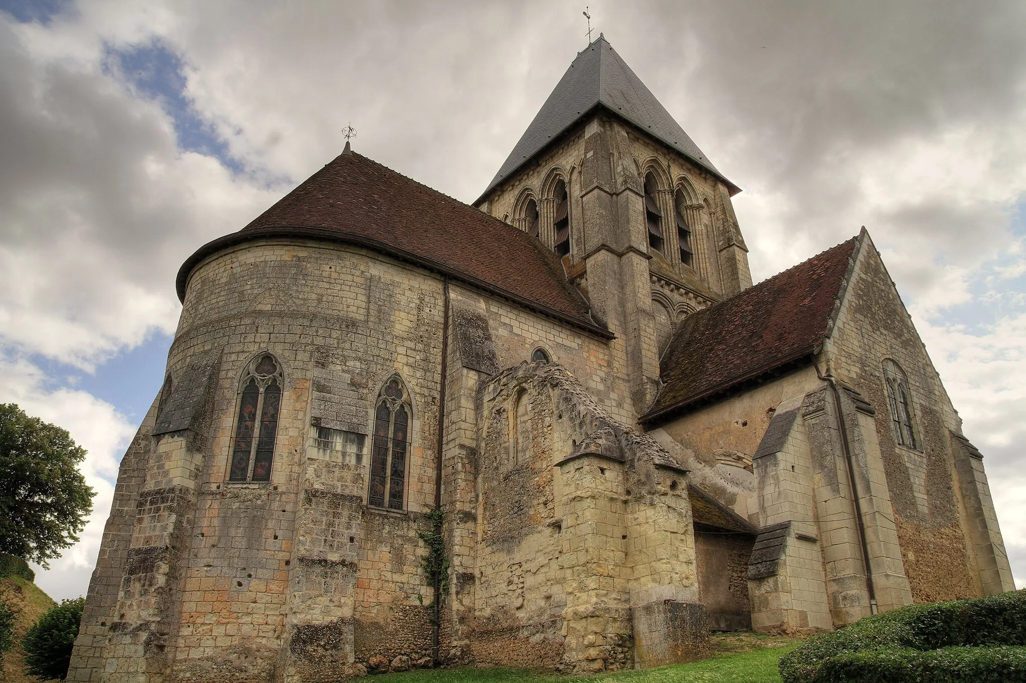 Photo showing: The church Saint-Martin in Trôo.