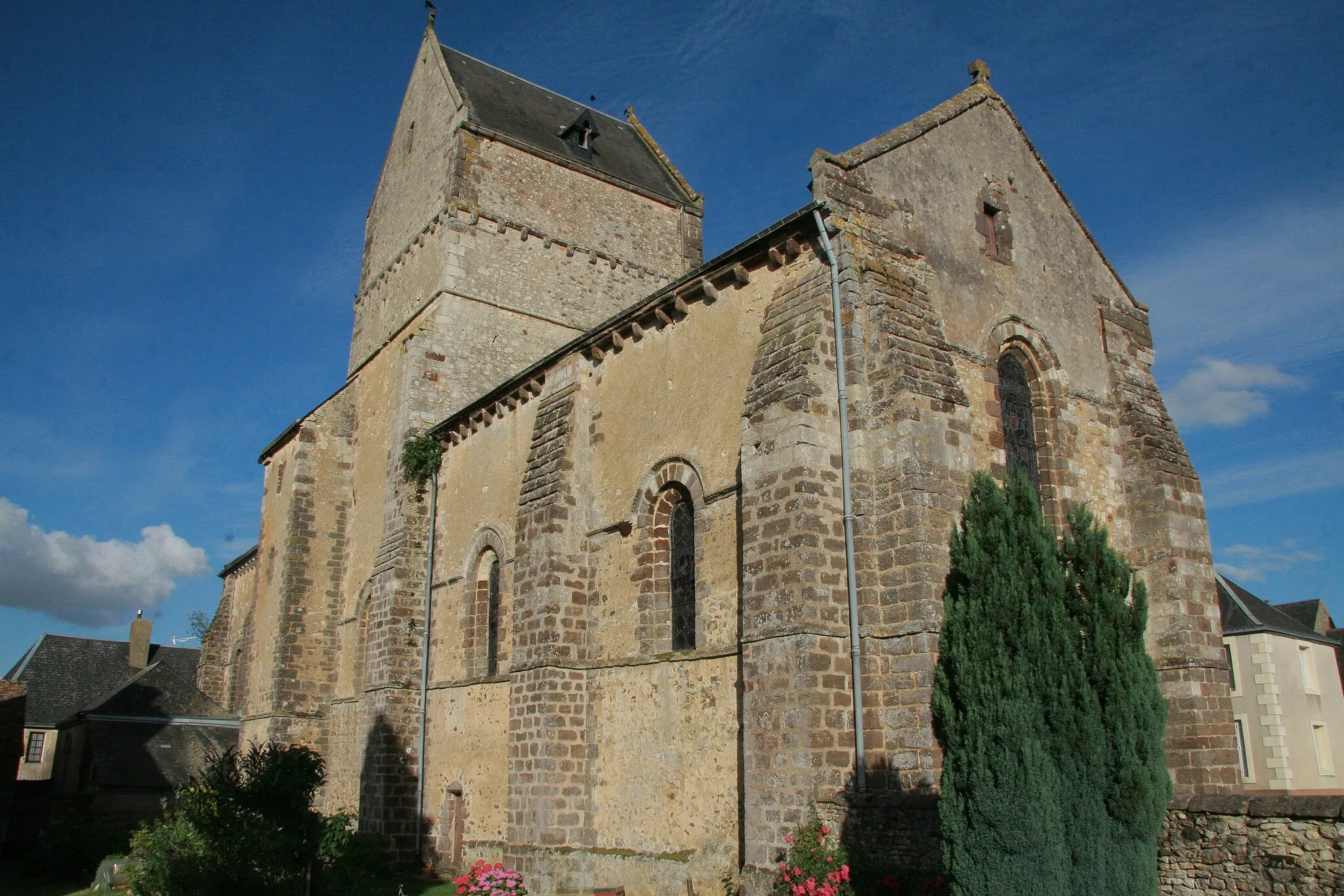 Photo showing: Église Notre-Dame de Ségrie, Sarthe, Pays de la Loire, France