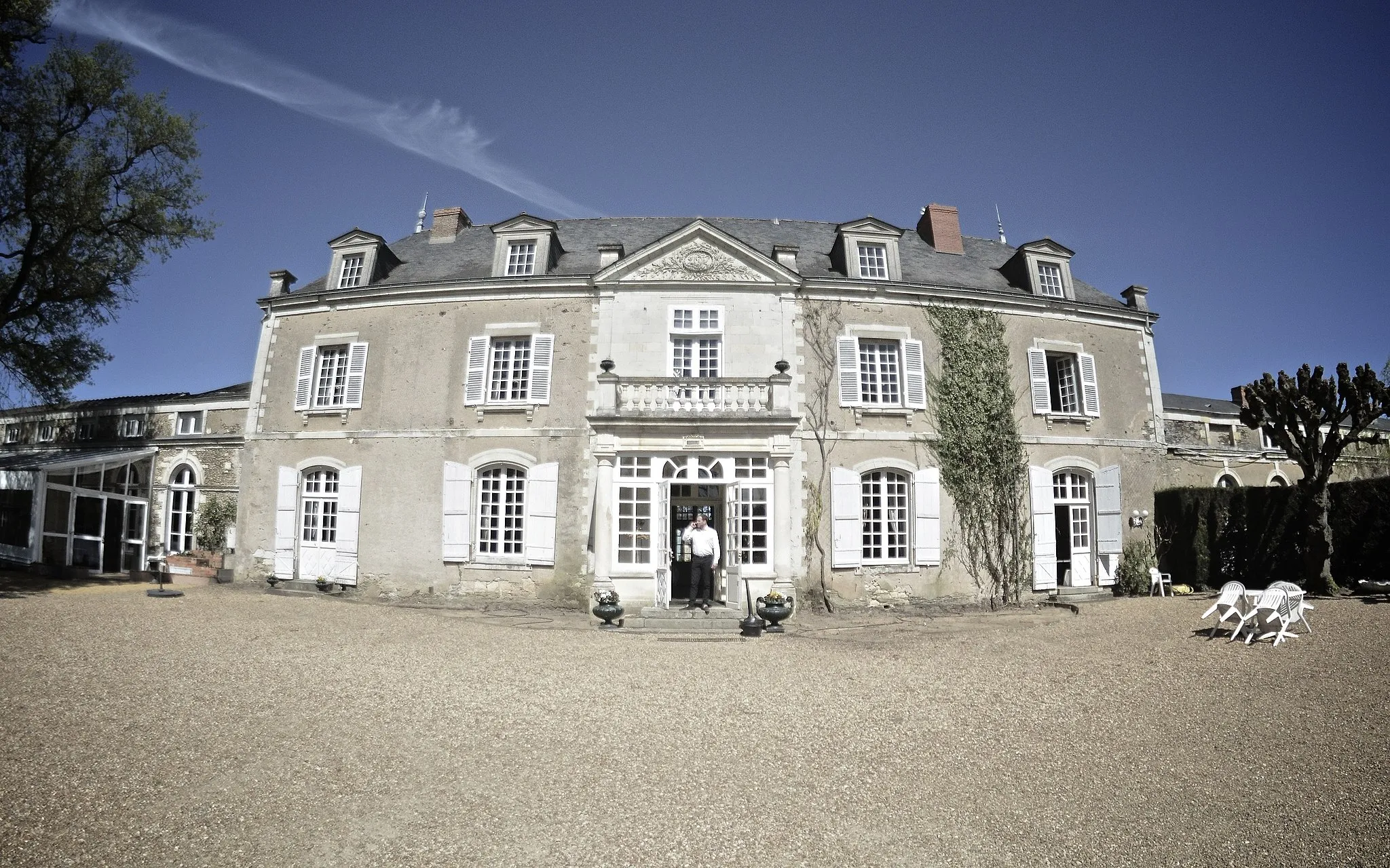 Photo showing: Château de la Romanerie à Saint-Barthélemy-d'Anjou (Maine-et-Loire, France). Édifice inscrit aux Monuments historiques français.