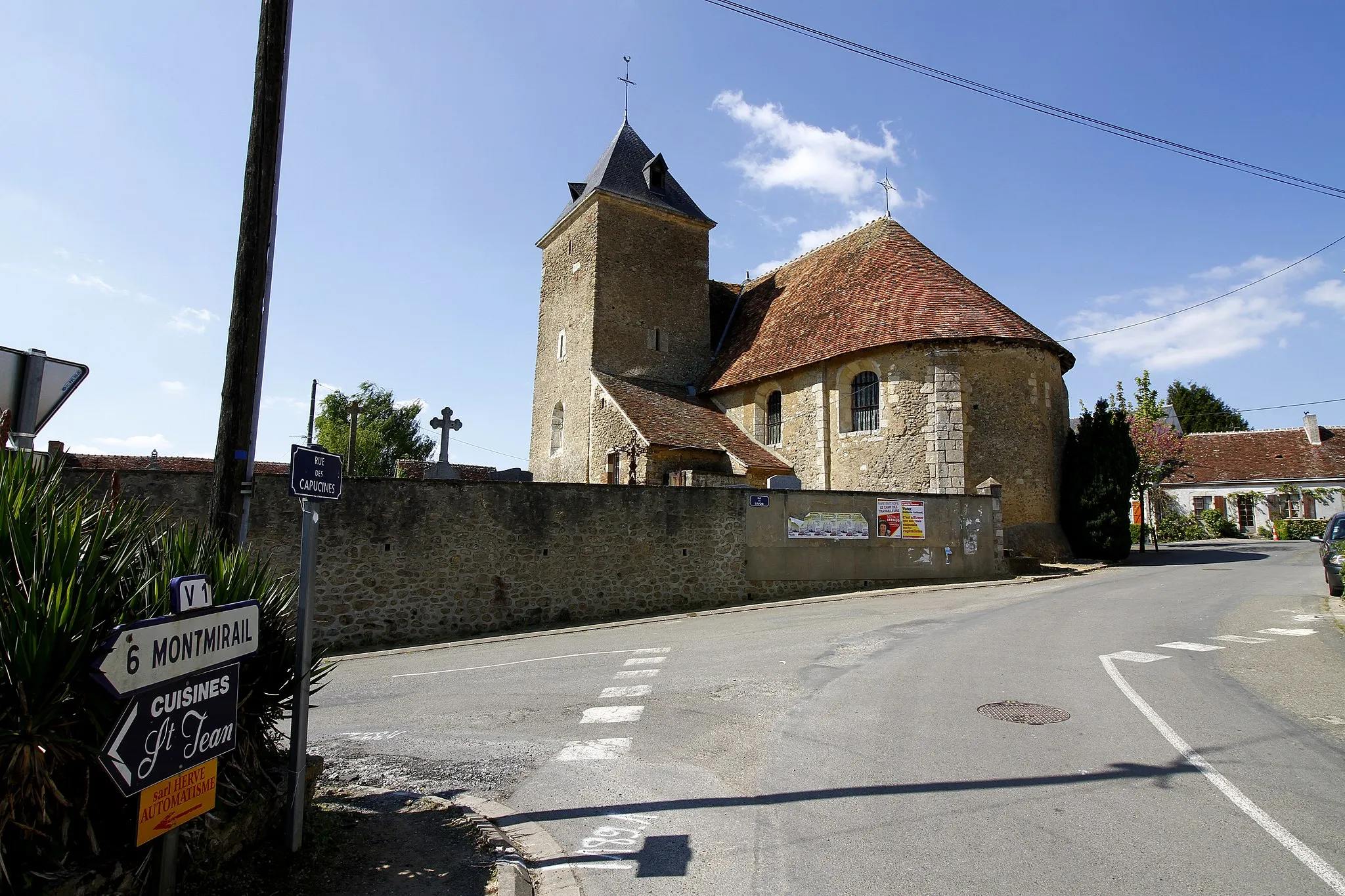 Photo showing: Eglise Saint Jean-Baptiste de Saint-Jean-Des-Echelles - Sarthe