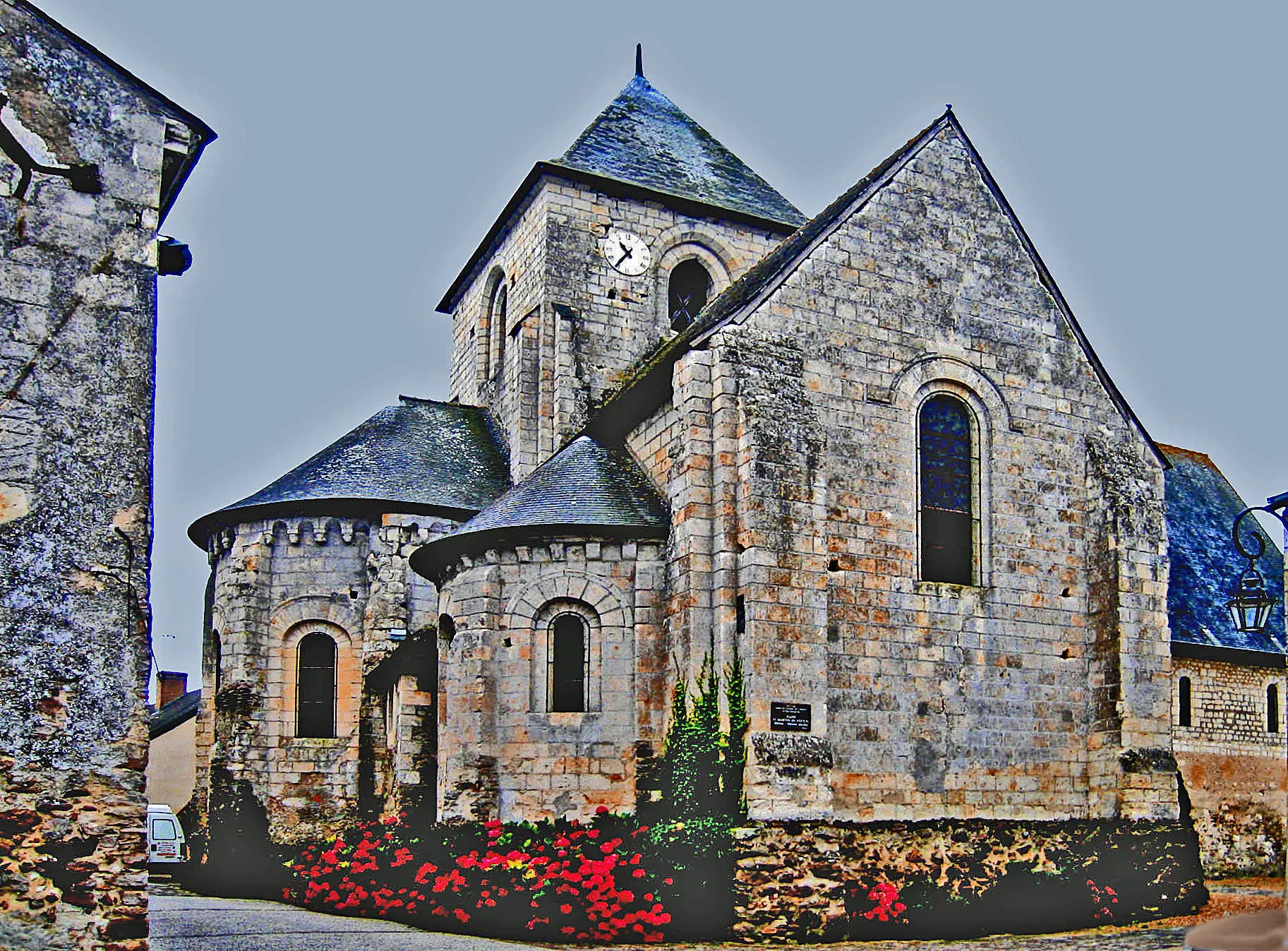 Photo showing: Église Saint-Martin-de-Vertou de Bocé, vue Nord-est.