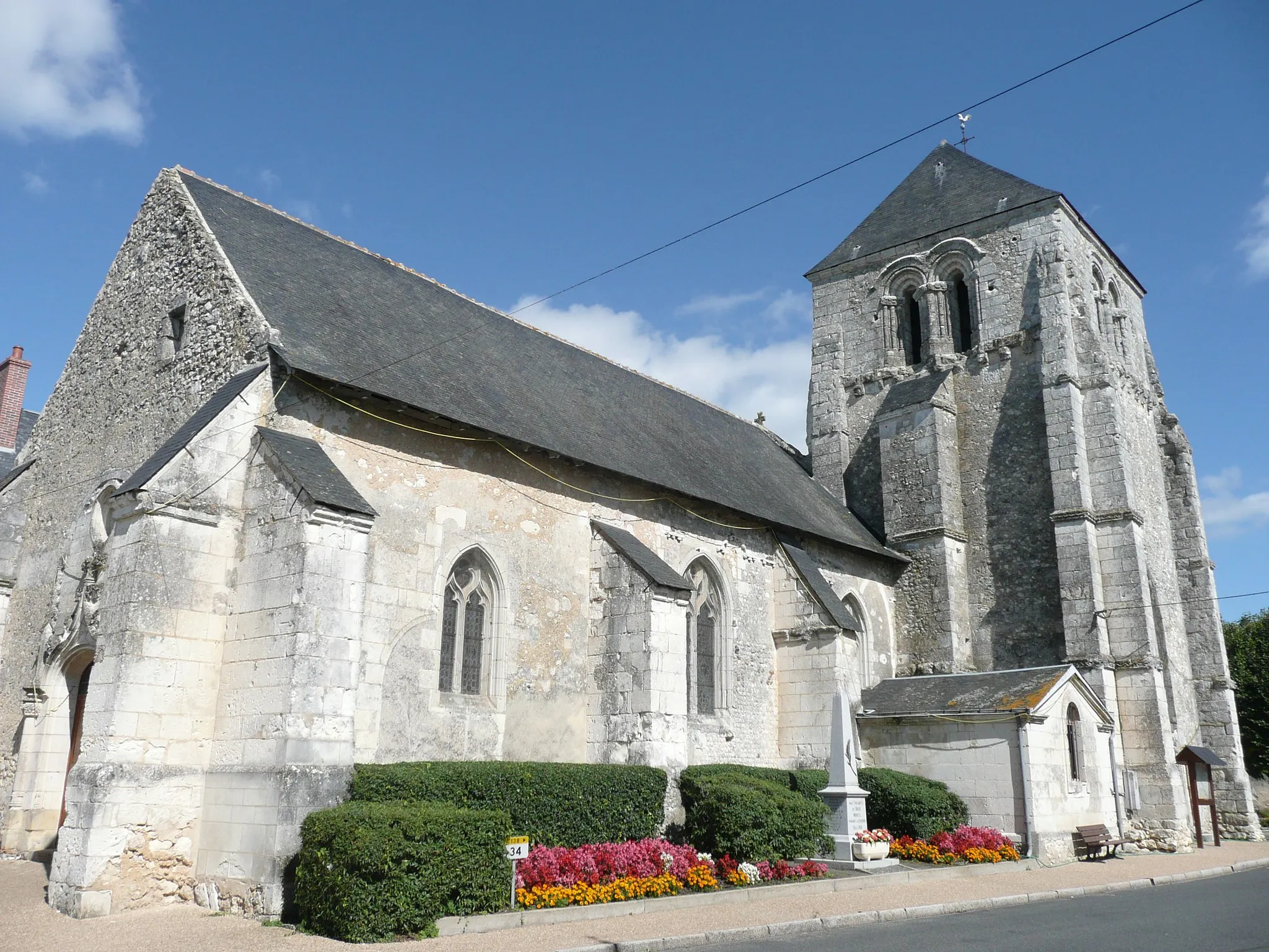 Photo showing: Église Notre-Dame de Broc (Maine-et-Loire, France).