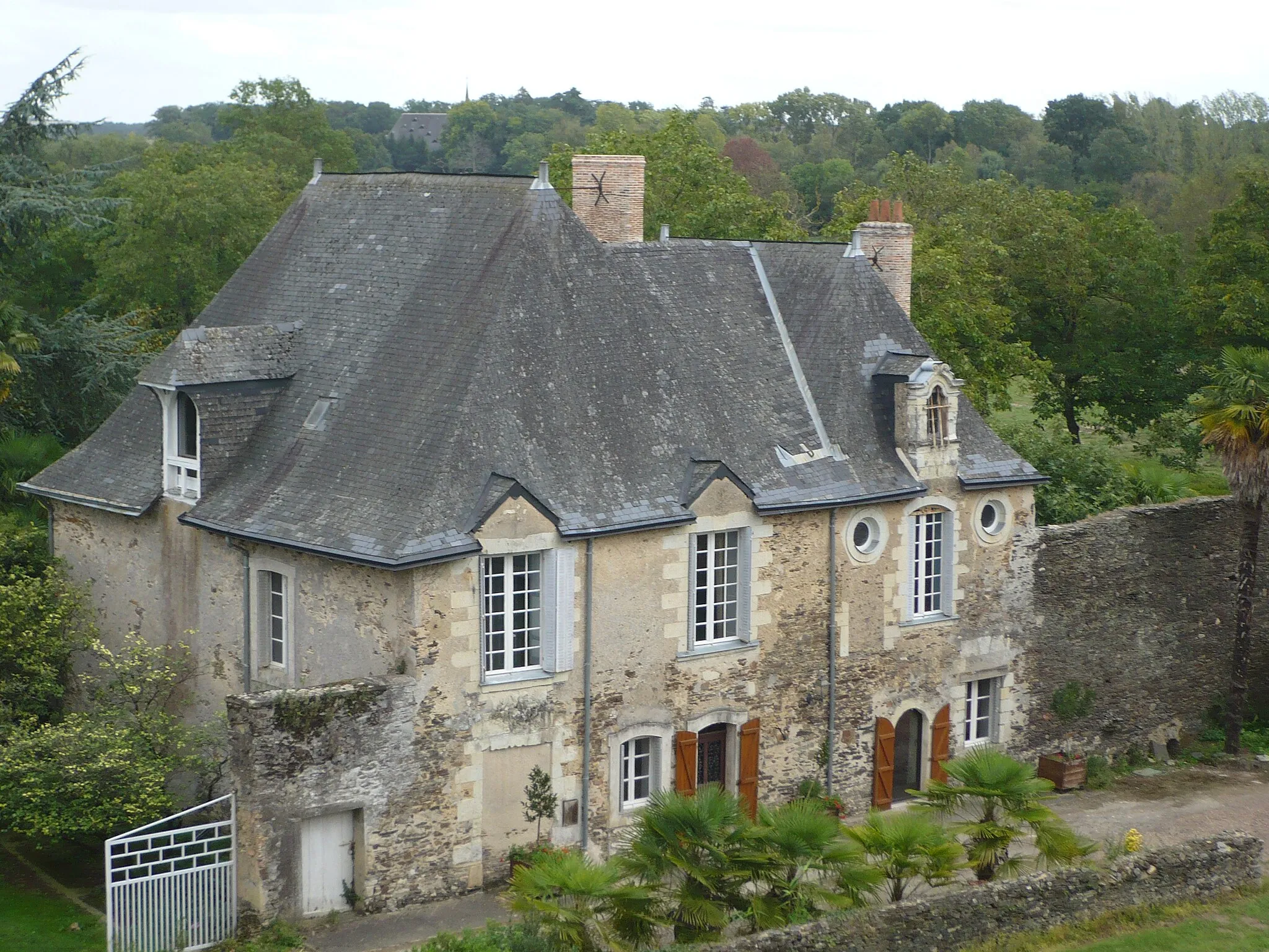 Photo showing: Nyoiseau - Abbaye - logis et parloir de l'abbesse