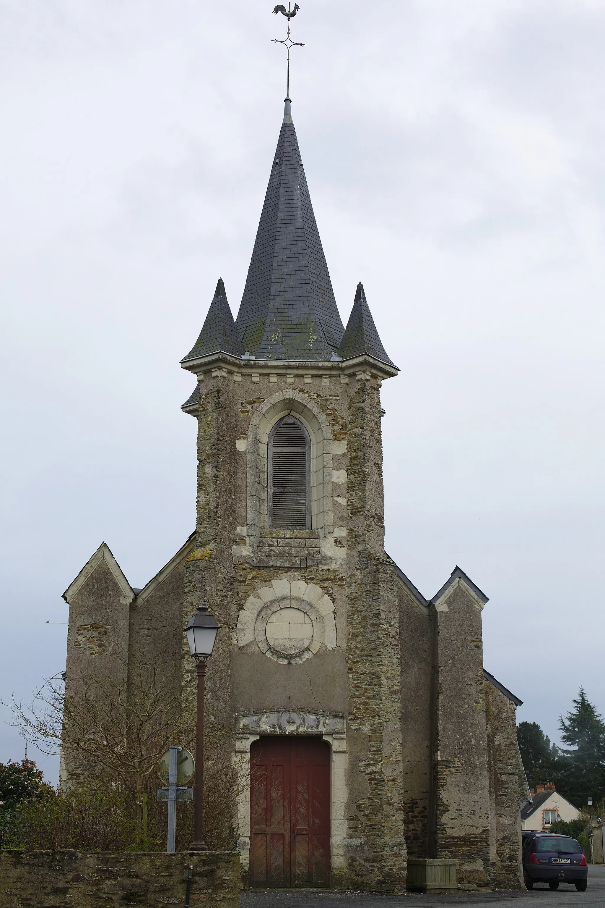 Photo showing: Église de Pruillé.