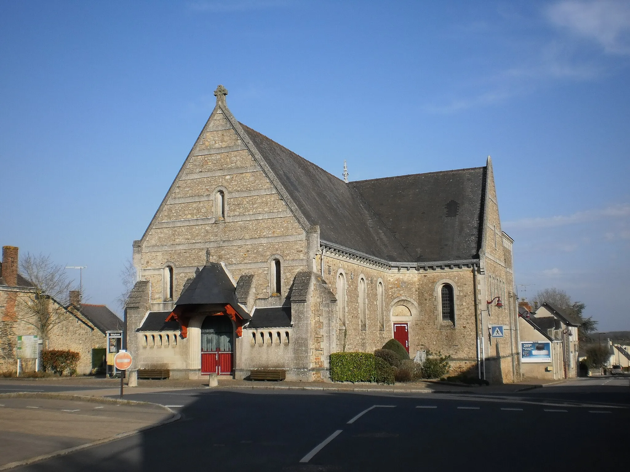 Photo showing: Louisfert (Loire-Atlantique, France) - église