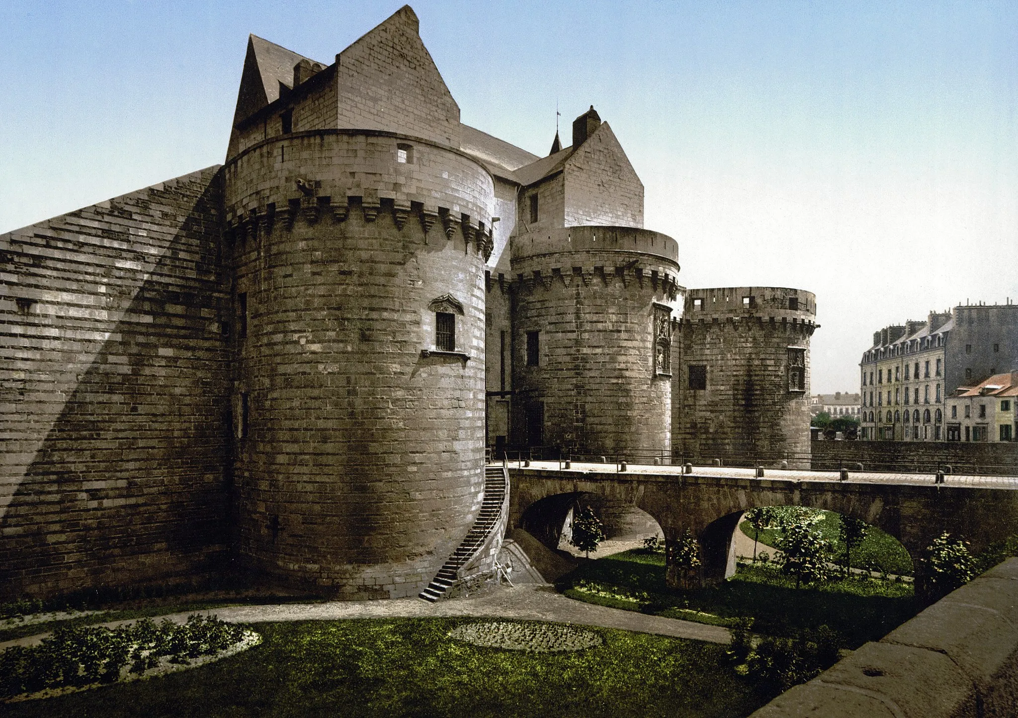 Photo showing: Château des Ducs de Bretagne in Nantes, entrance