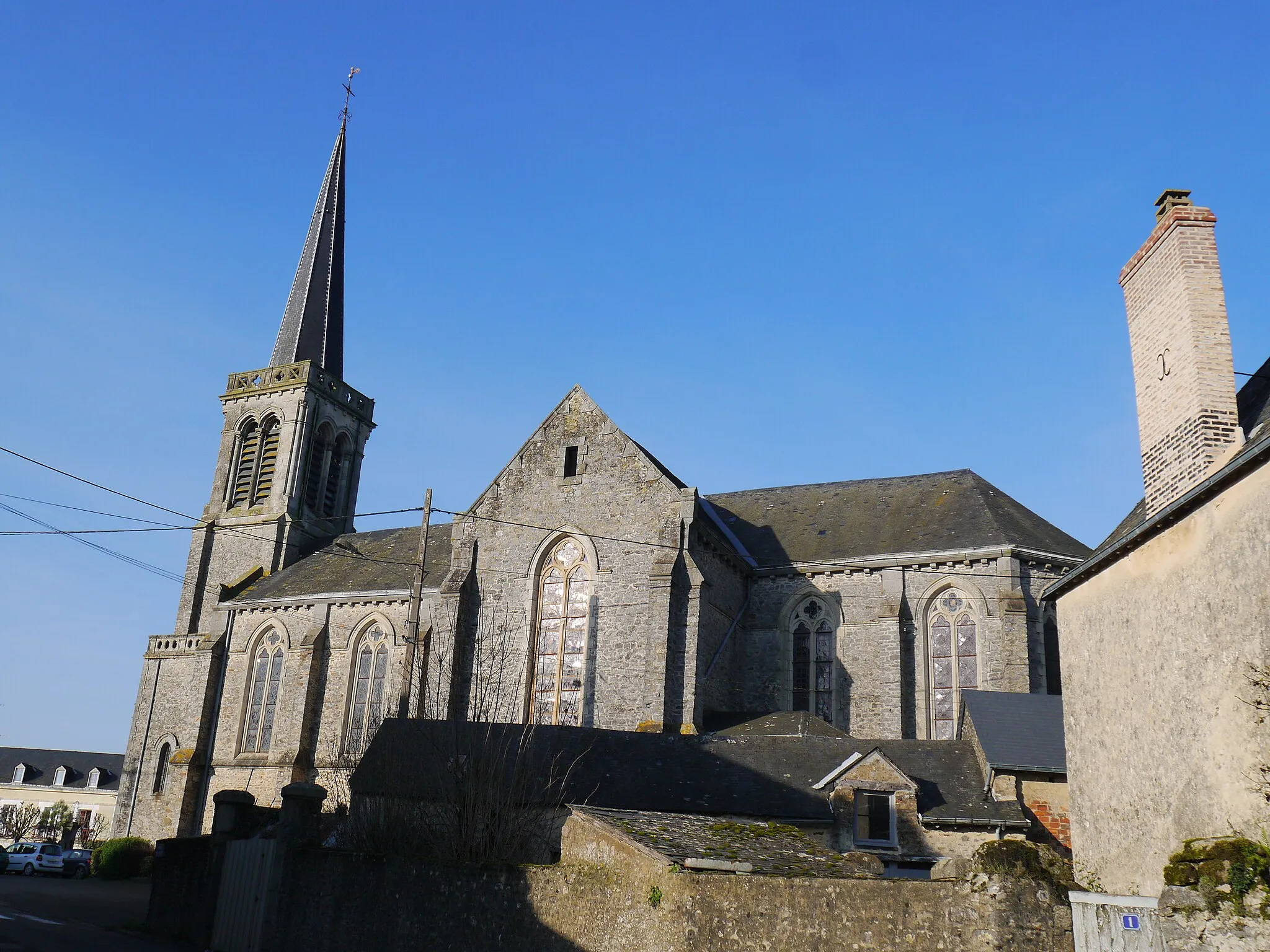 Photo showing: L'église Saint-Thuribe.