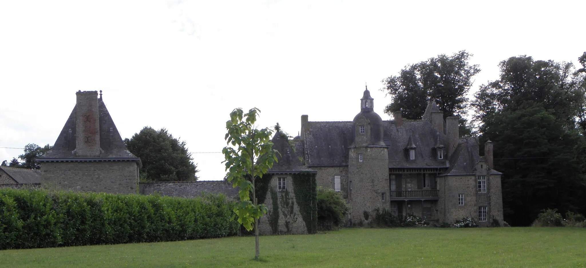 Photo showing: Château de la Cour en Grazay (53).