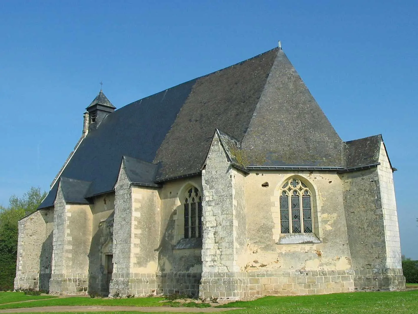 Photo showing: Chapelle Ste Emerance à la Pouëze (49)côté choeur