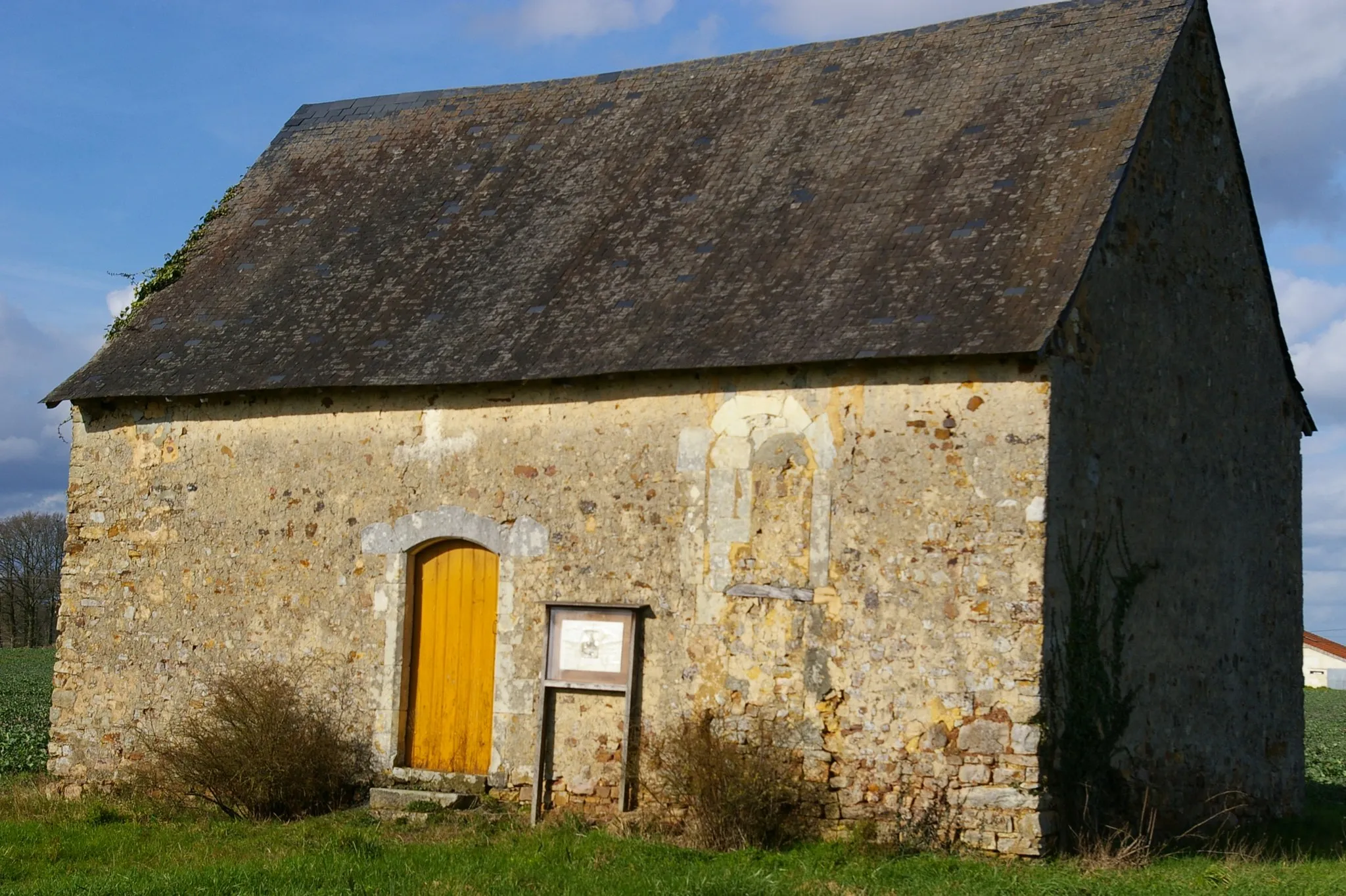 Photo showing: chapelle de Perrine Dugué à la Haute-Mancellière de Saint-Jean-sur-Erve (Mayenne)