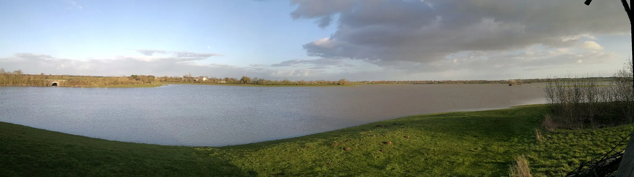 Photo showing: Marais de Grée, vu de l'observatoire ornithologique du Marais, la Chapelle-Gauvin, Fr-44-Ancenis/Saint-Herblon.