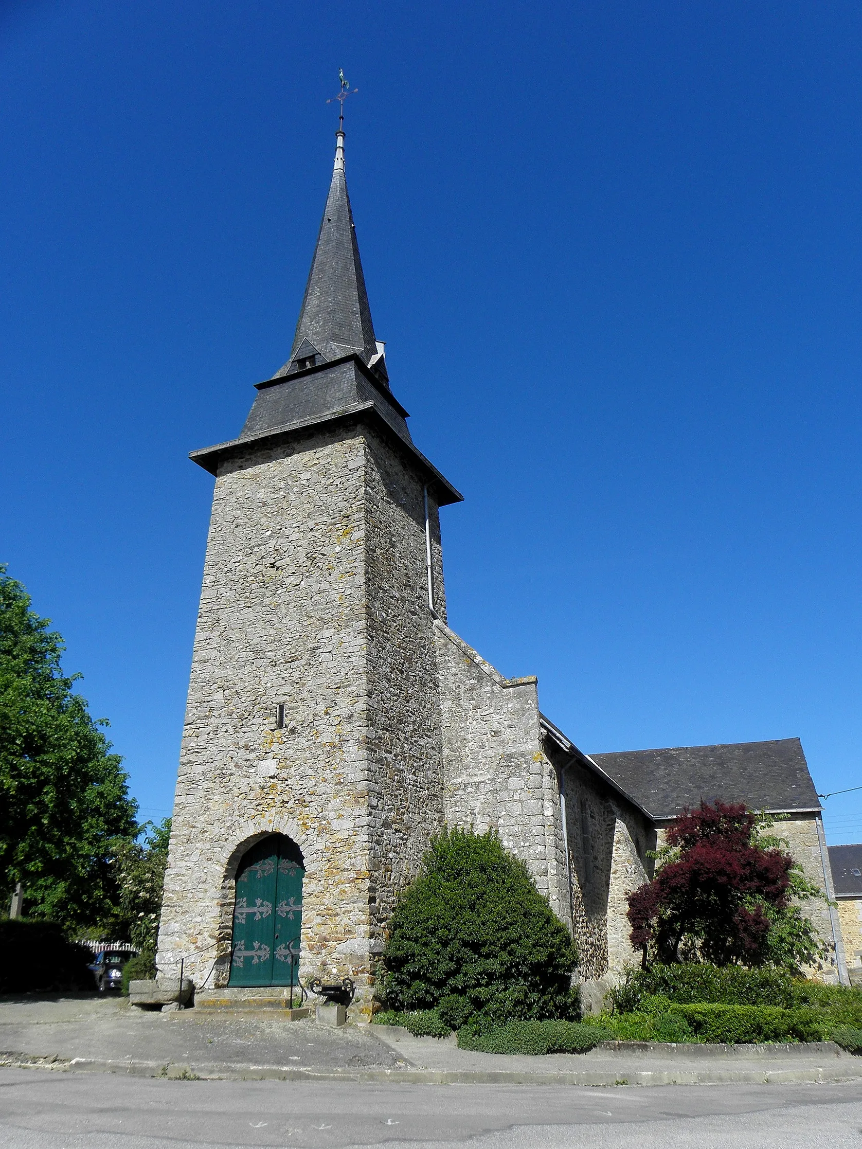Photo showing: Église Saint-Martin de La Bigottière (53).