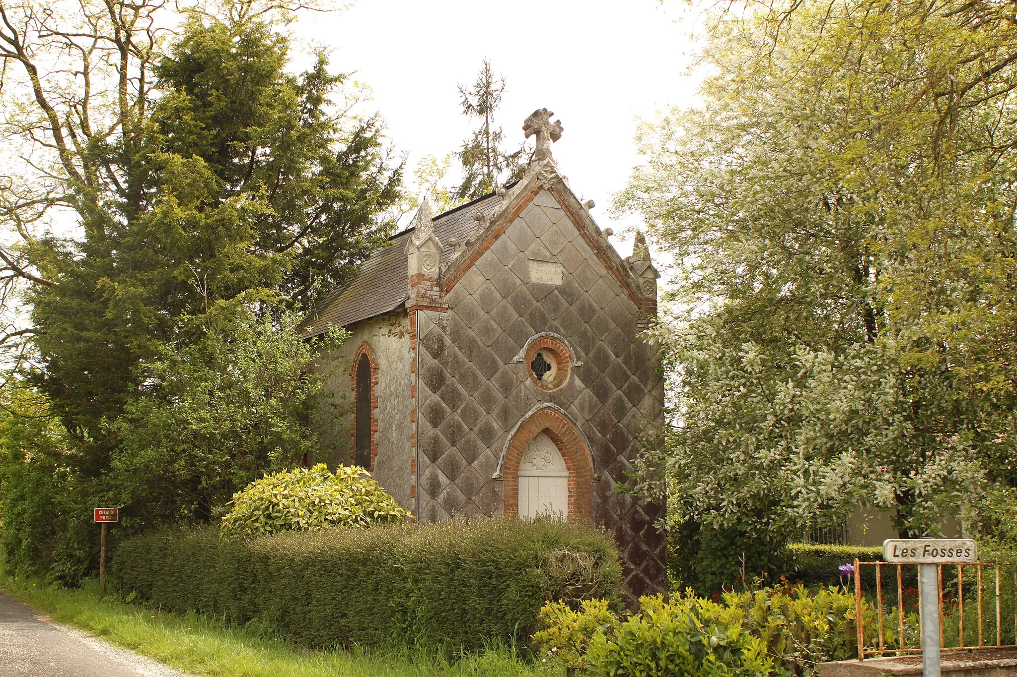 Photo showing: Chapelle des Fosses, Fr-49-Le May-sur-Èvre.