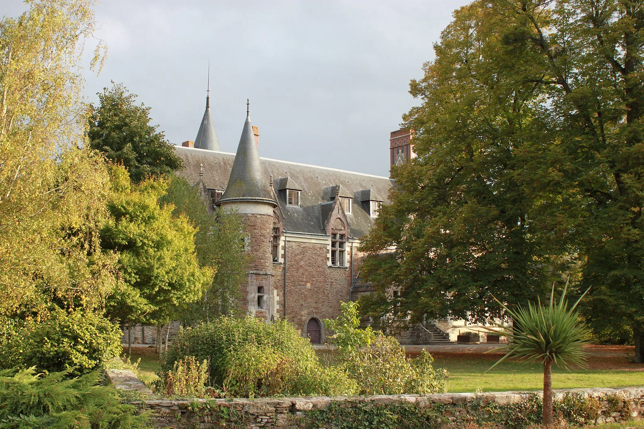 Photo showing: Château de Briacé (façade ouest), Fr-44-Le Landreau.