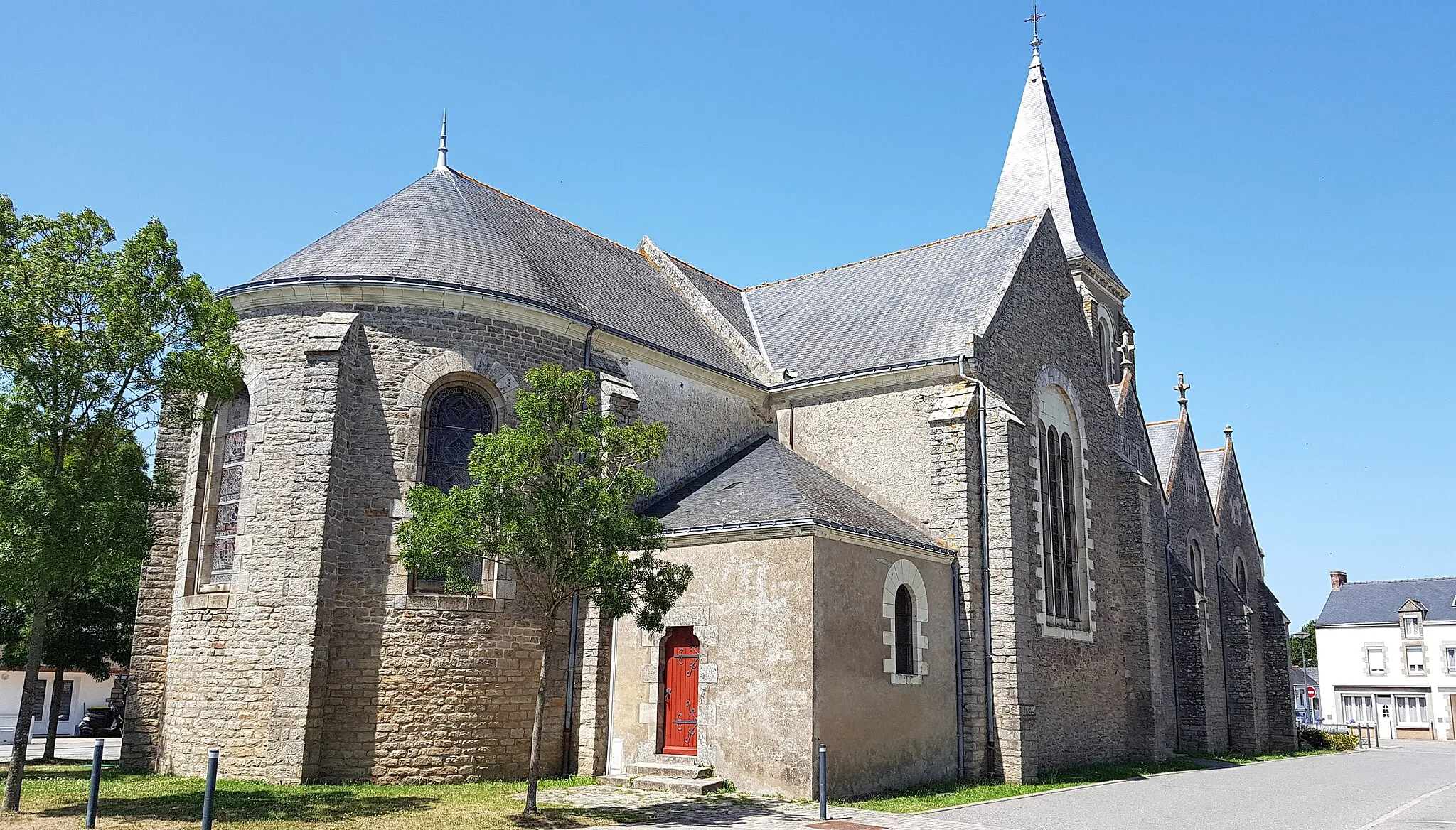 Photo showing: Église de La Madeleine, à Guérande, vue de l'arrière