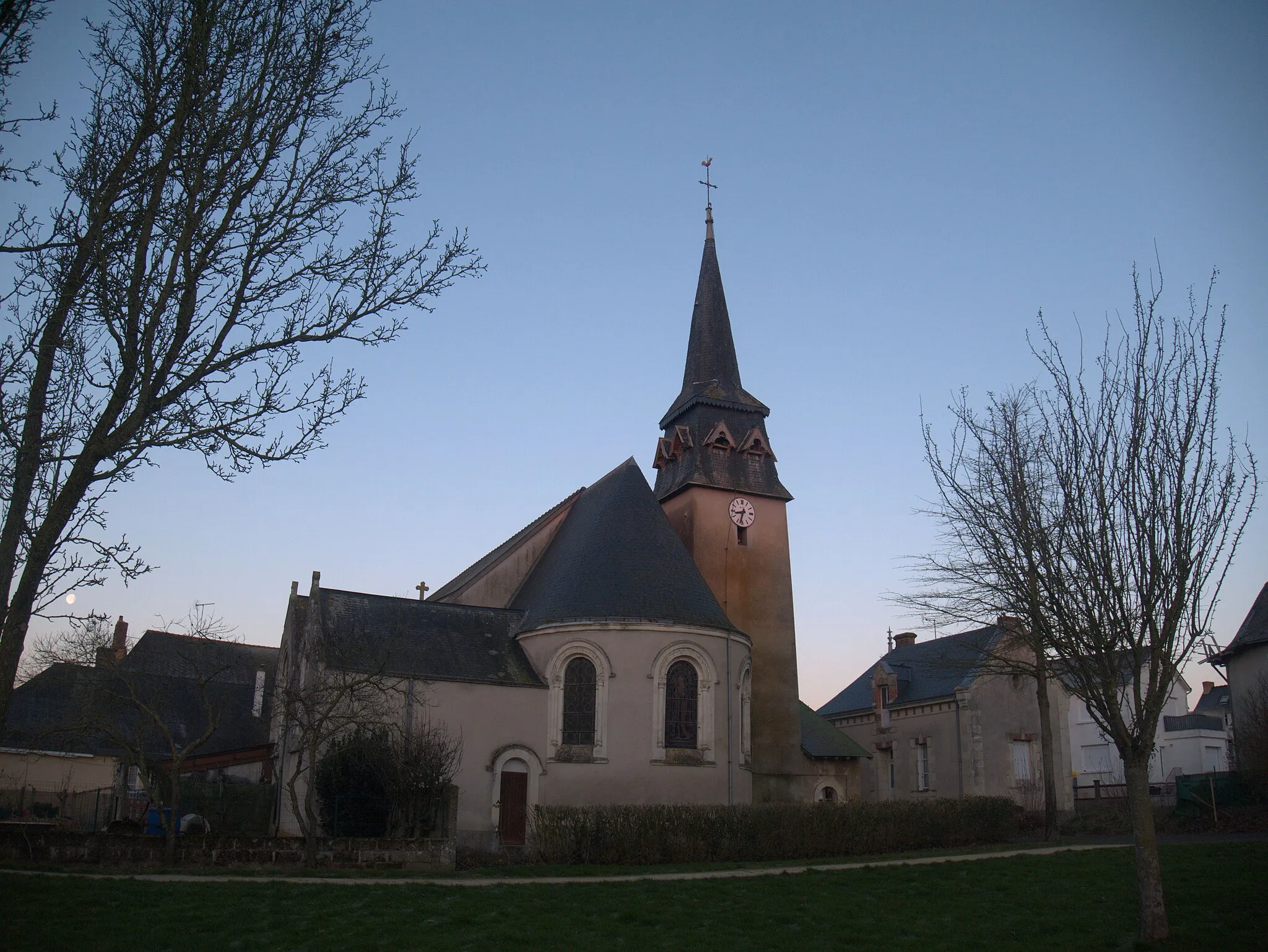 Photo showing: Marigné-Peuton église