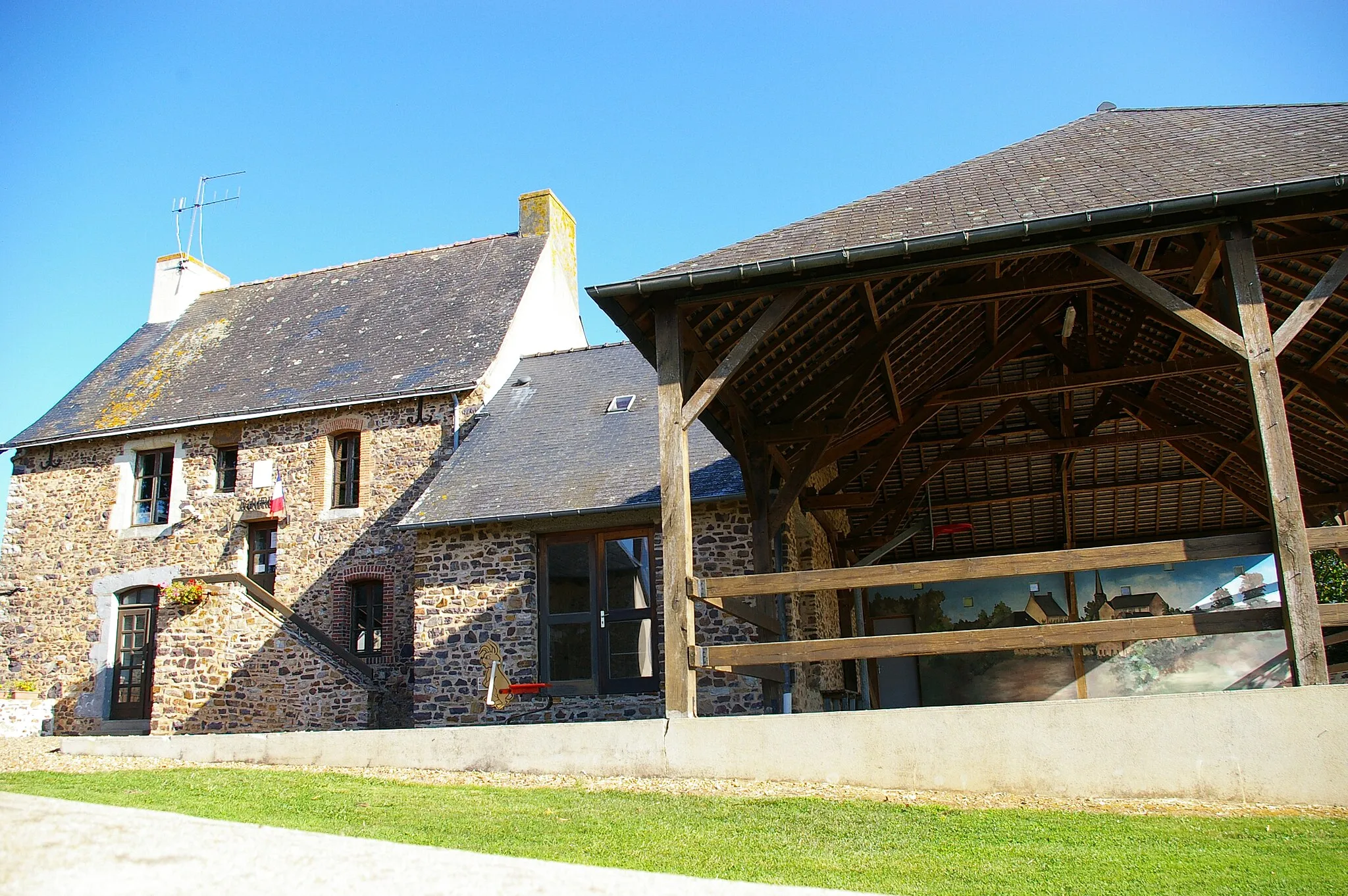 Photo showing: Mairie de Blandouet (Mayenne)