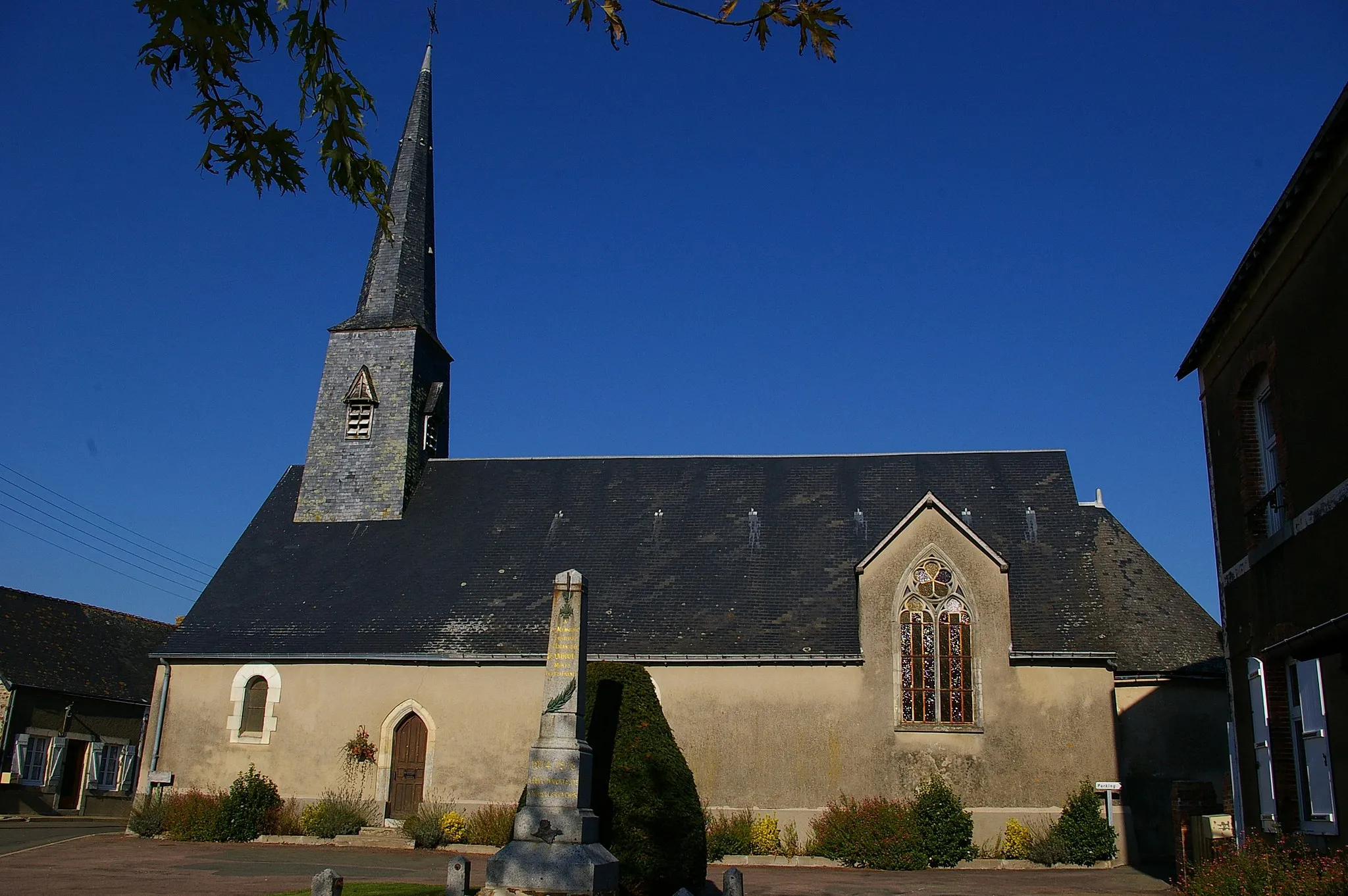 Photo showing: Eglise de Blandouet (Mayenne)