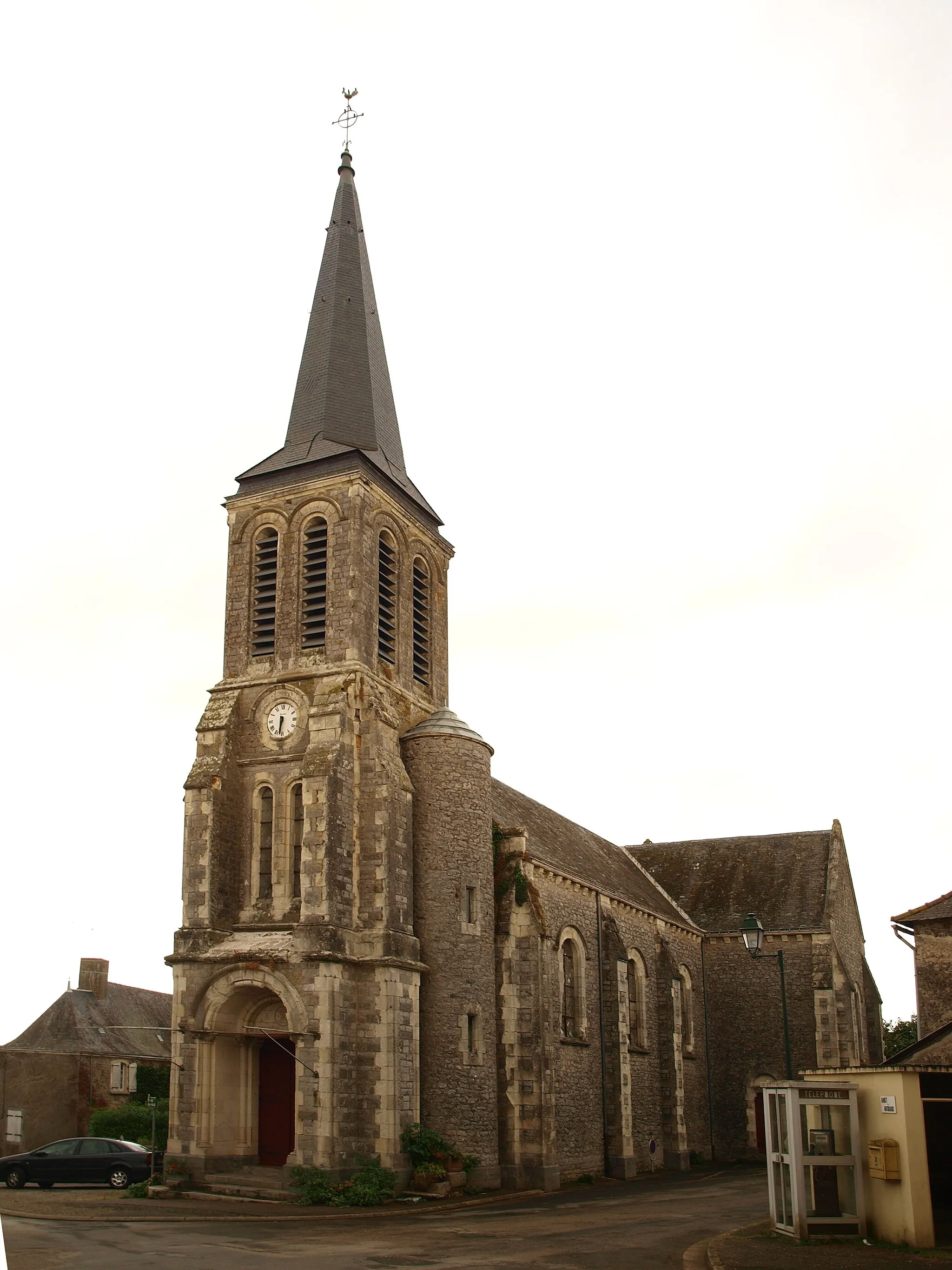 Photo showing: Saint-Georges-le-Fléchard (Mayenne, France) ; église