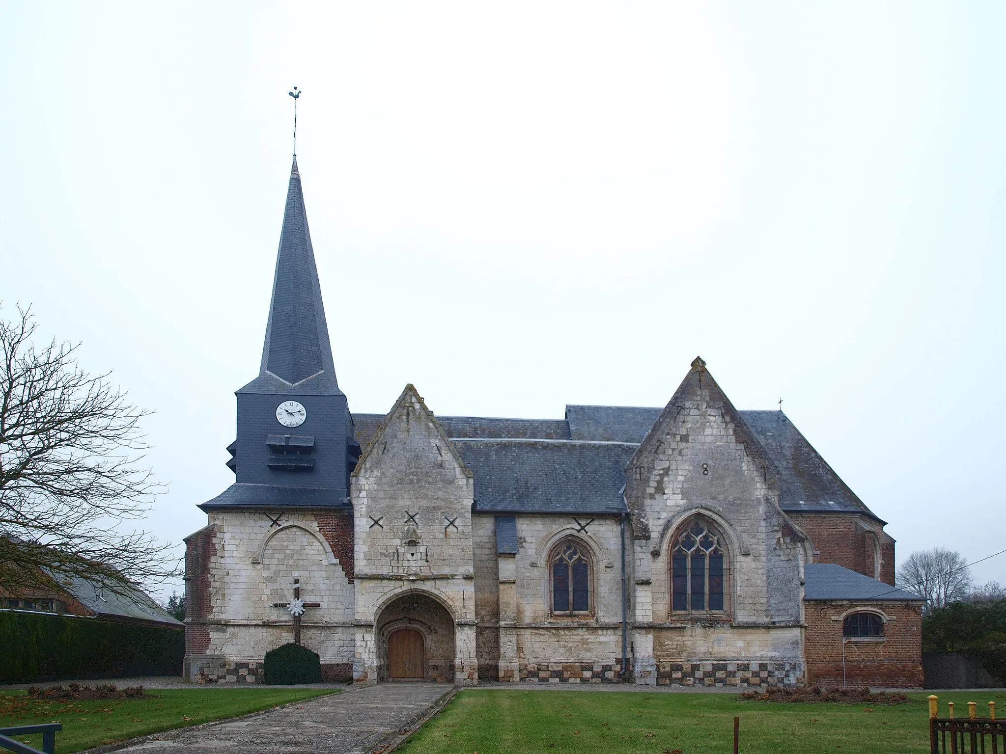 Photo showing: Saint-Maxent (Somme, France) ; église