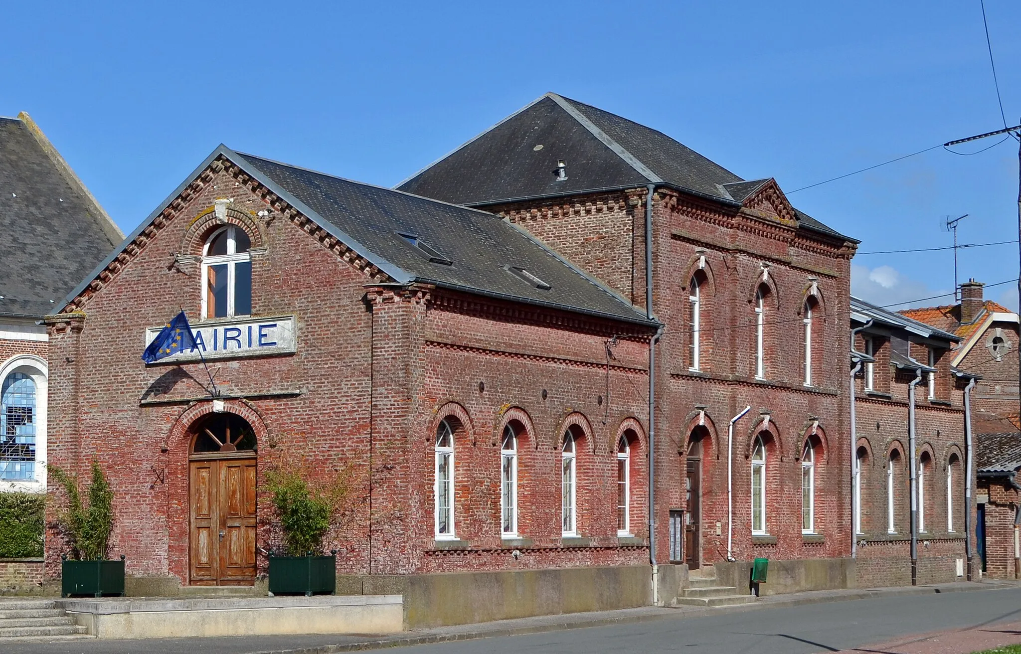 Photo showing: Candas, Somme, Fr, mairie