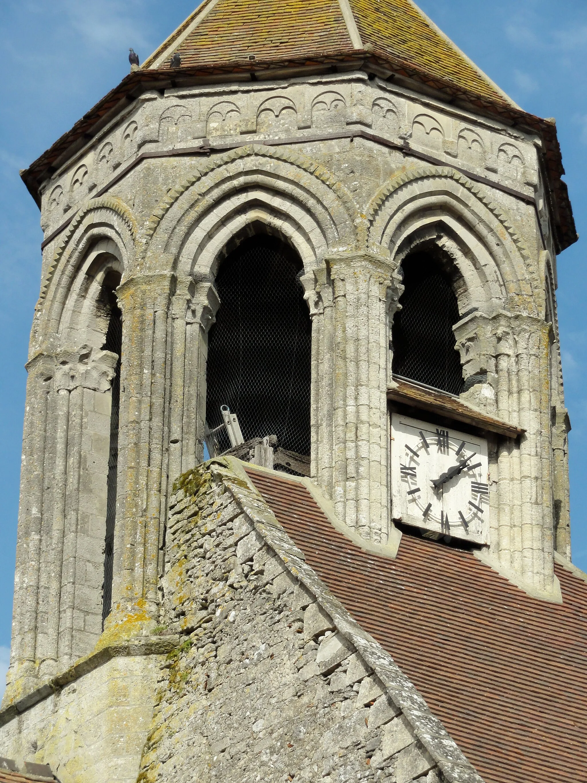 Photo showing: Le clocher octogonal.