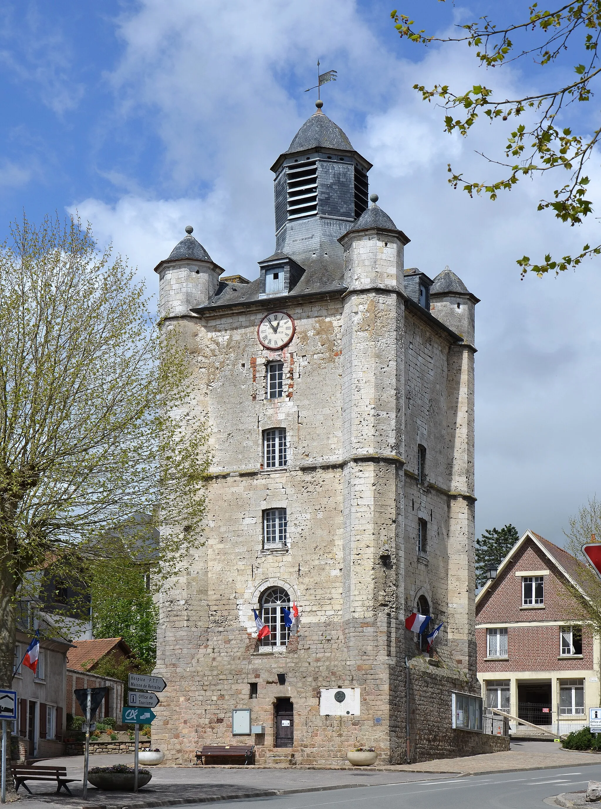 Photo showing: Belfry of Saint-Riquier, Somme, Picardie, France