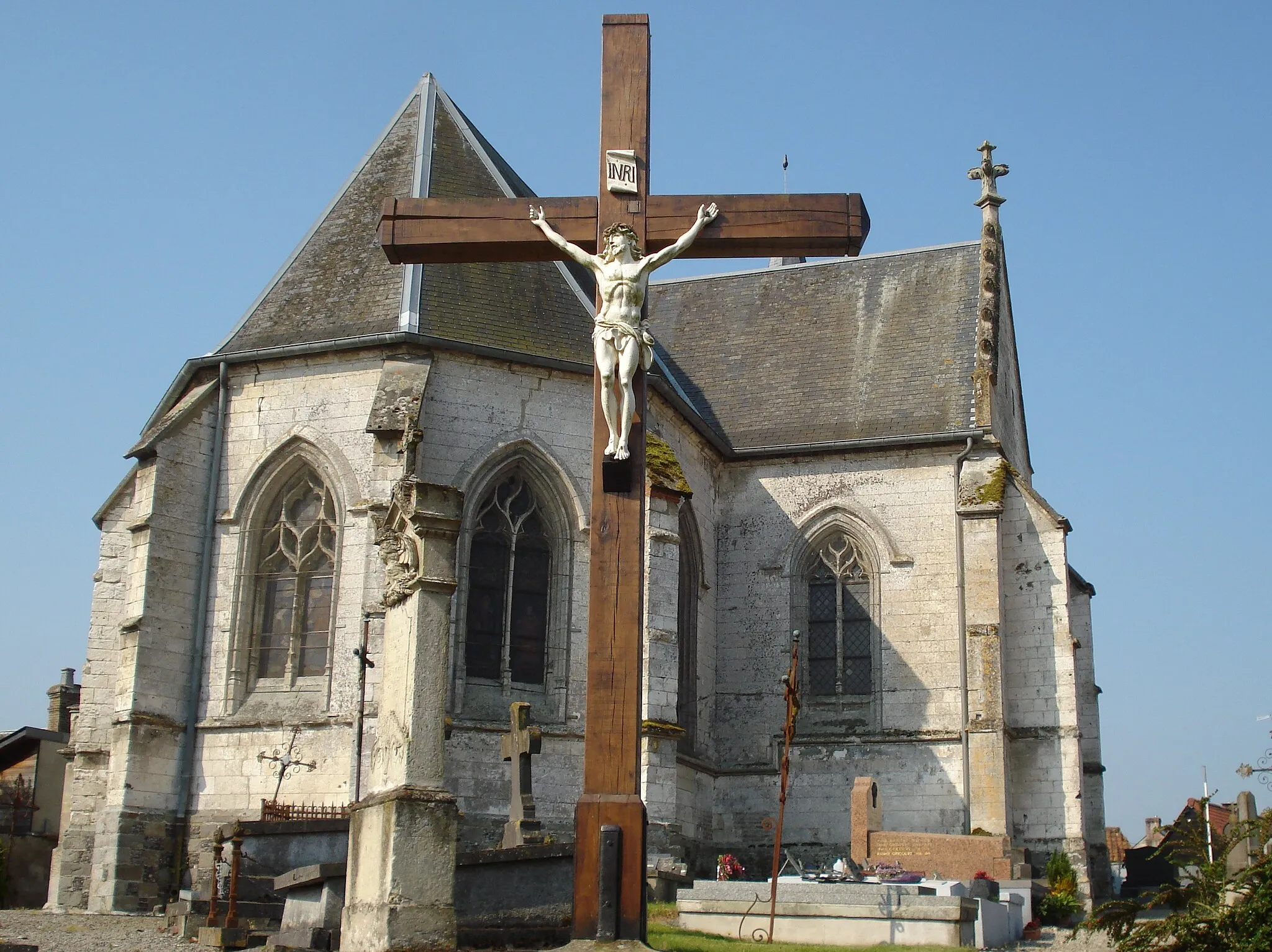 Photo showing: église Saint-Martin de Regnière-Écluse, Somme, France.