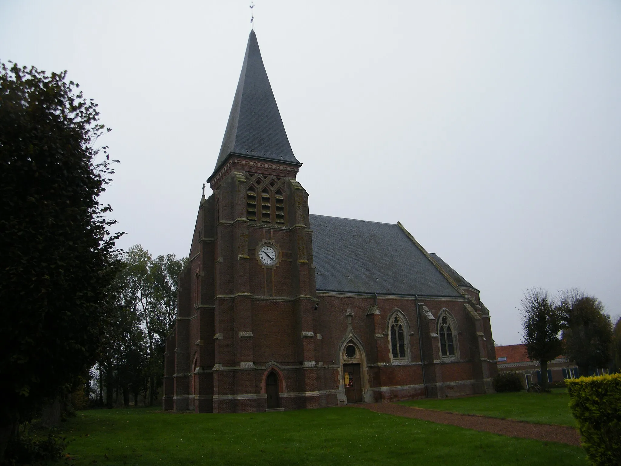Photo showing: Saint-Médard : église d'Erches (Somme), France.