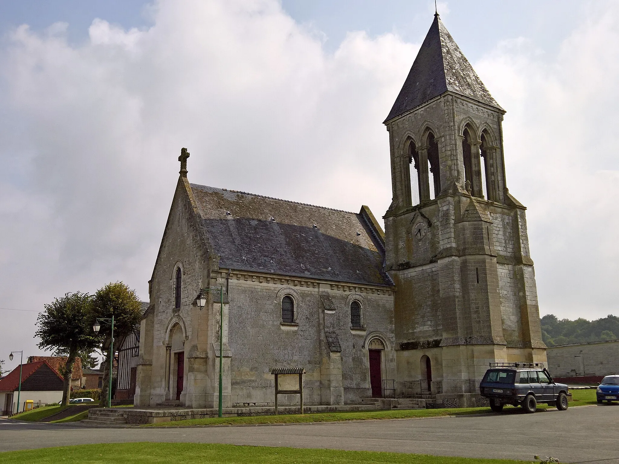 Photo showing: Église romane de Namps-au-Val