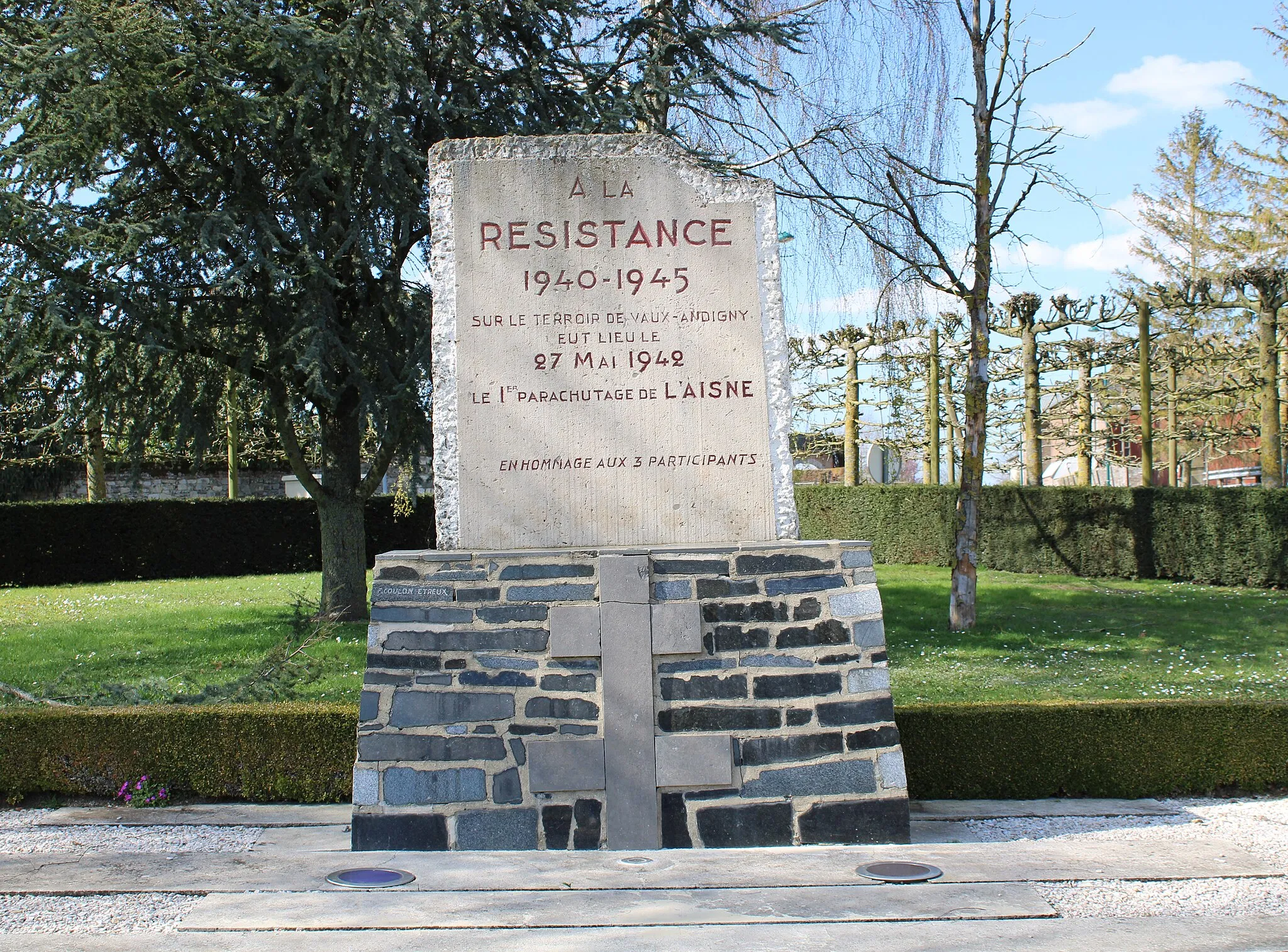Photo showing: Monument Hommage à la Résistance.