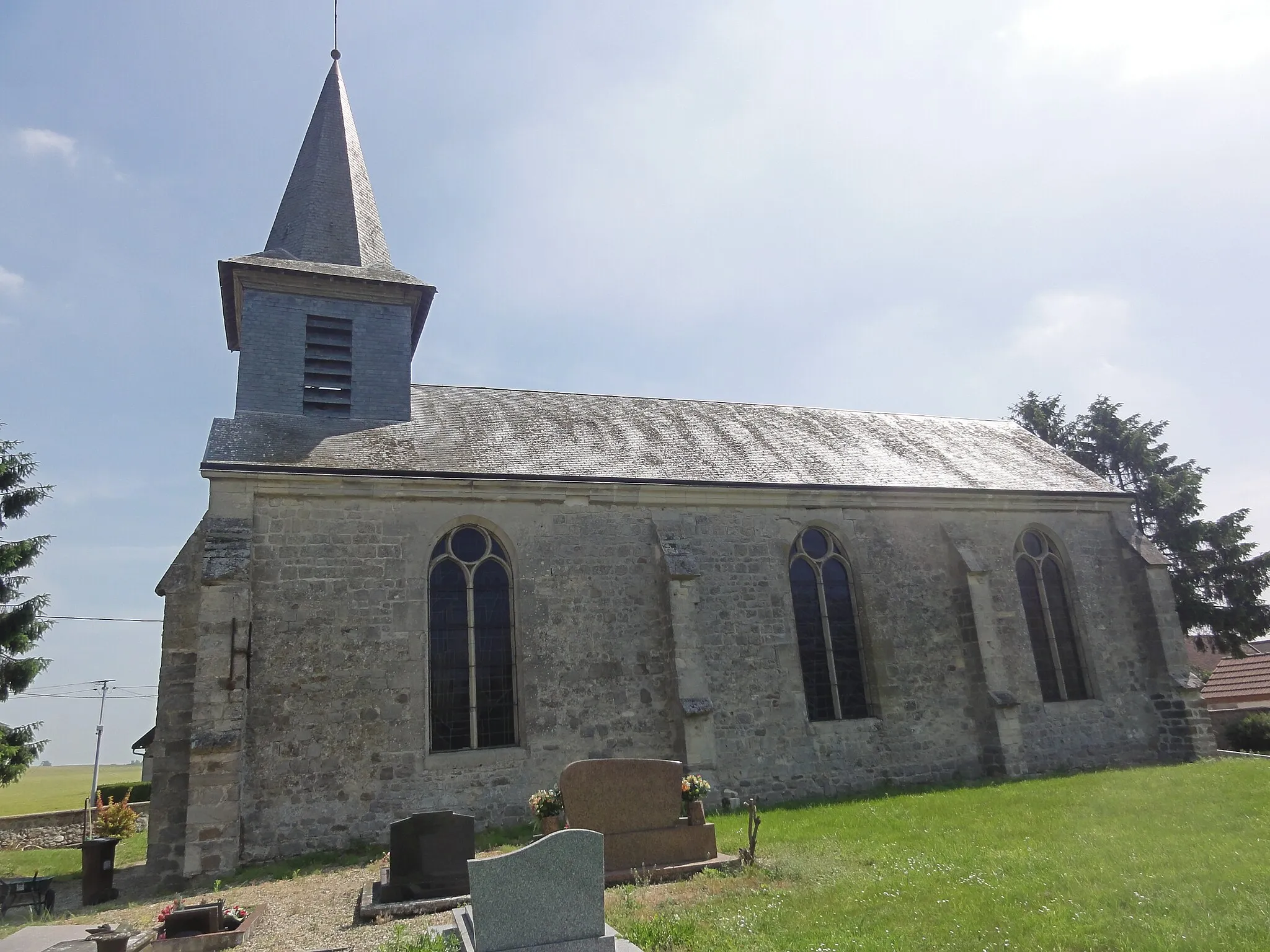 Photo showing: Cuiry-lès-Chaudardes (Aisne) Église