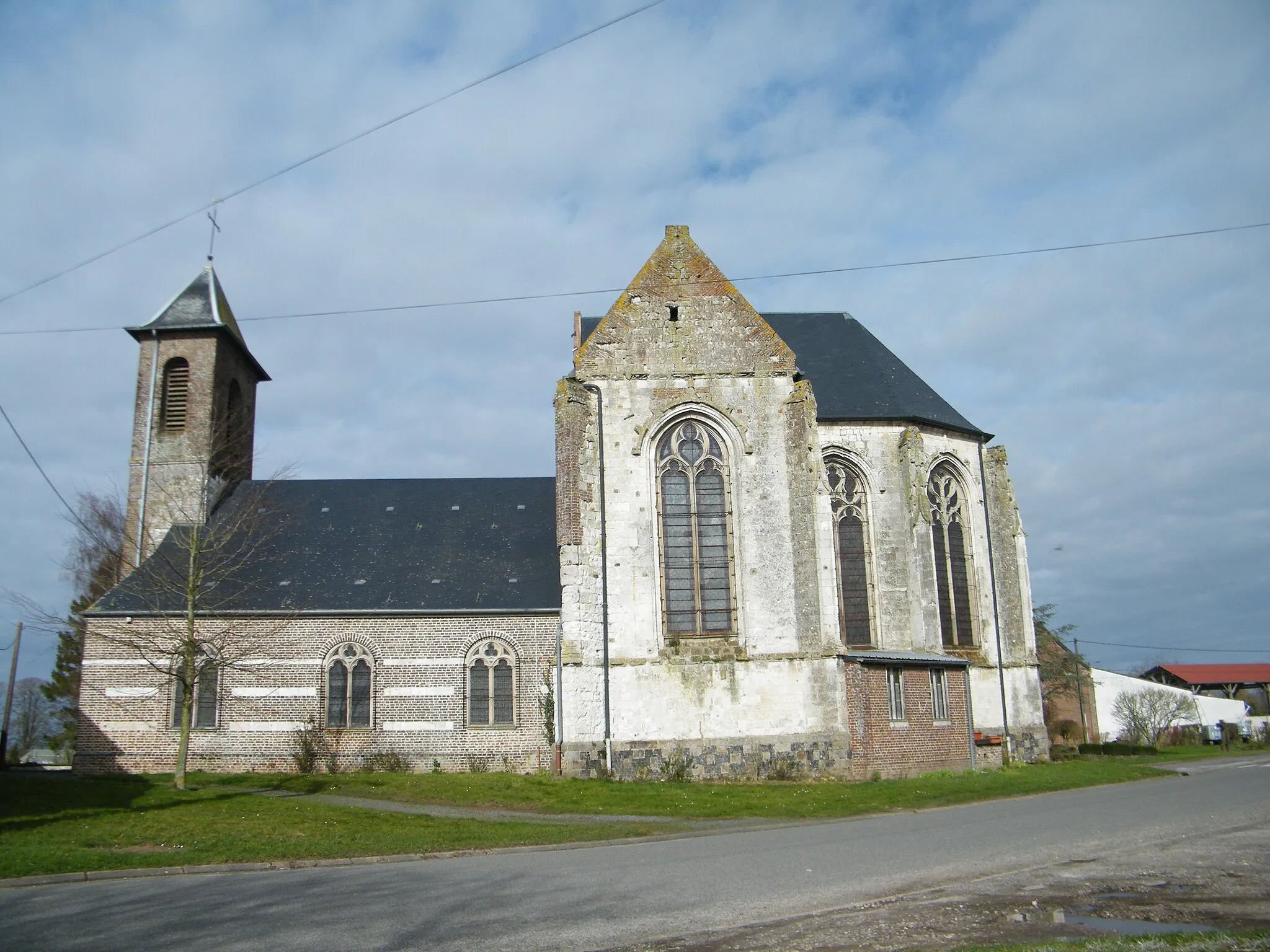 Photo showing: L'église d'Estrées-lès-Crécy (Somme).