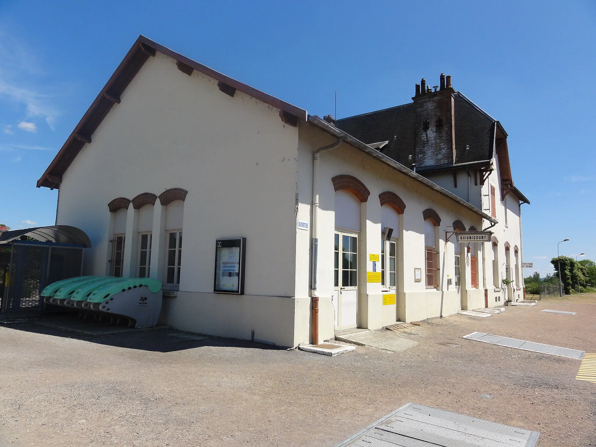 Photo showing: Guignicourt (Aisne) la gare