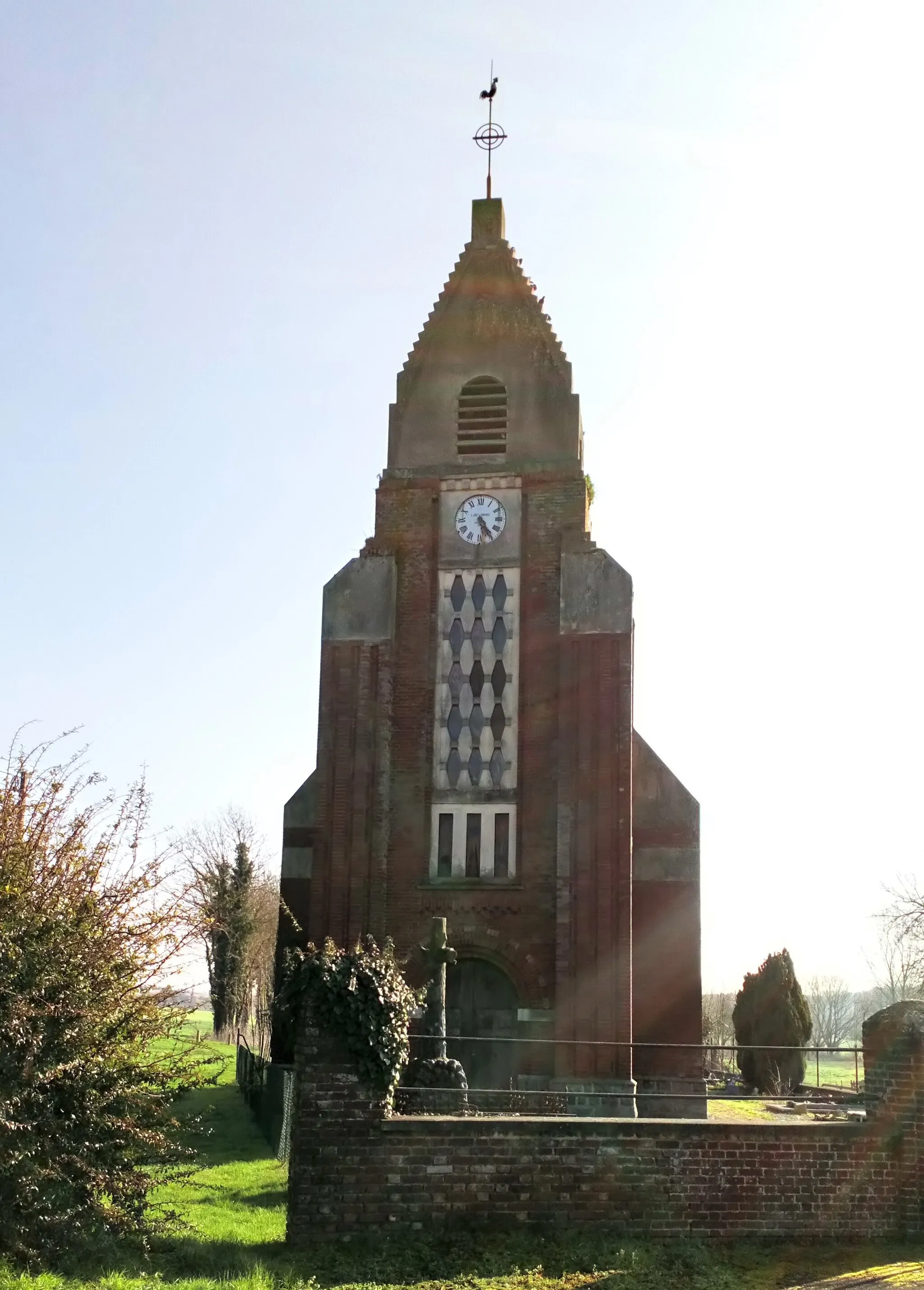 Photo showing: Eglise Saint-Quentin d'Aubercourt 1