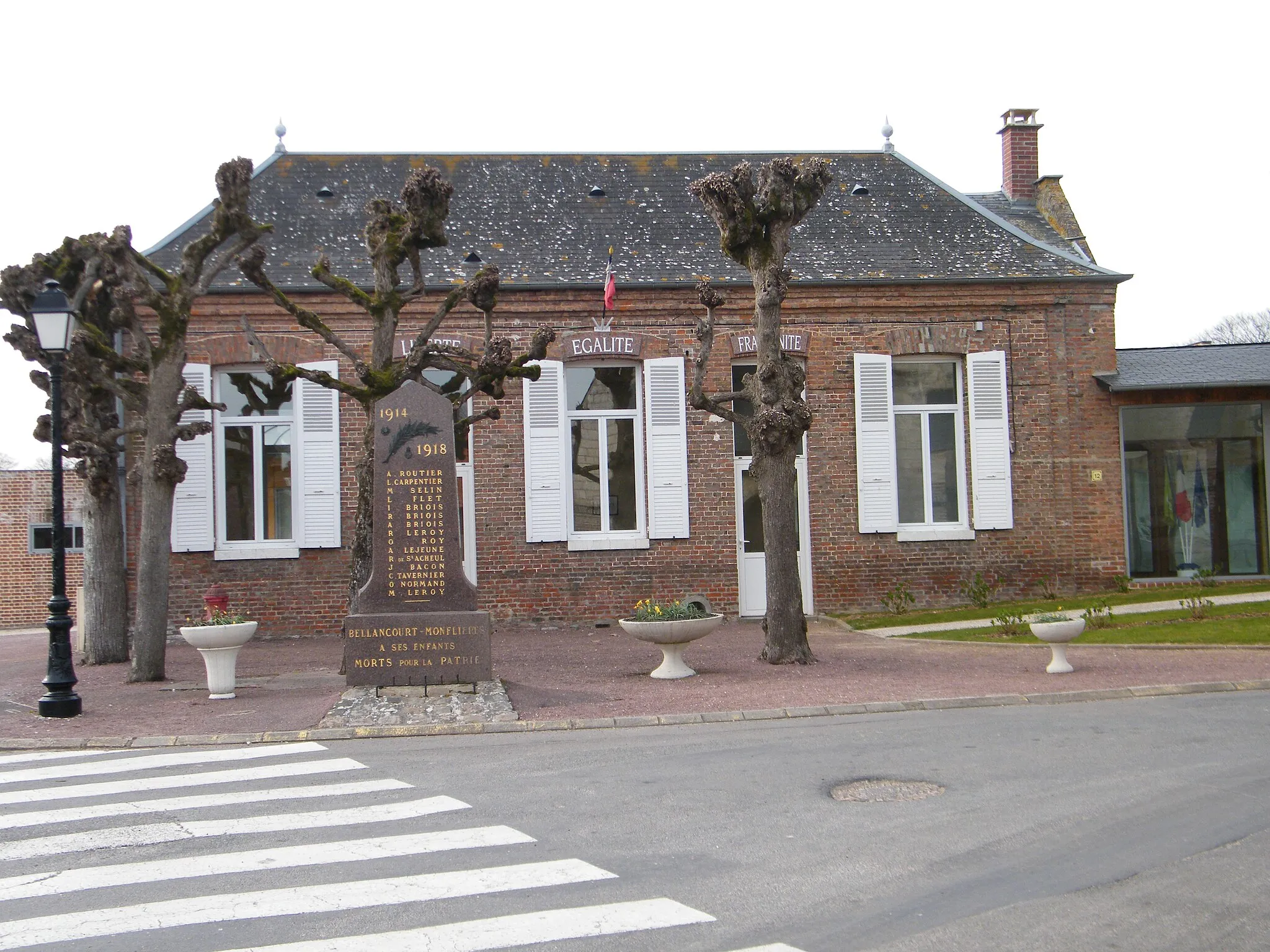 Photo showing: La mairie de Bellancourt, Somme, France.