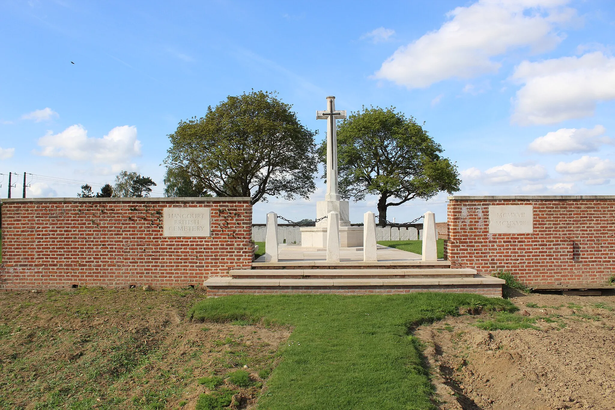 Photo showing: Cimetière militaire britannique.