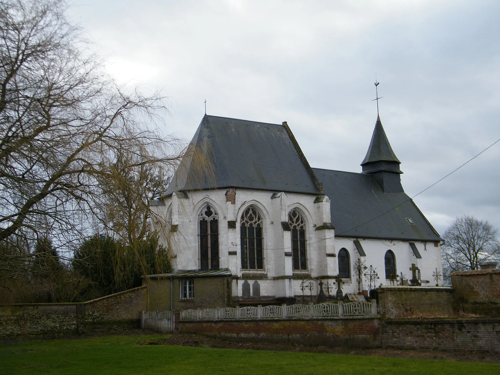 Photo showing: église Saint-Martin d'Yvrencheux, Somme, France.