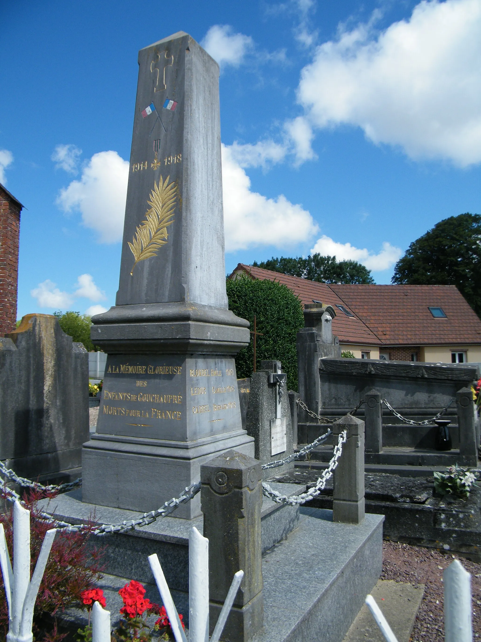 Photo showing: Gouchaupré, Seine-Maritime, France, monument