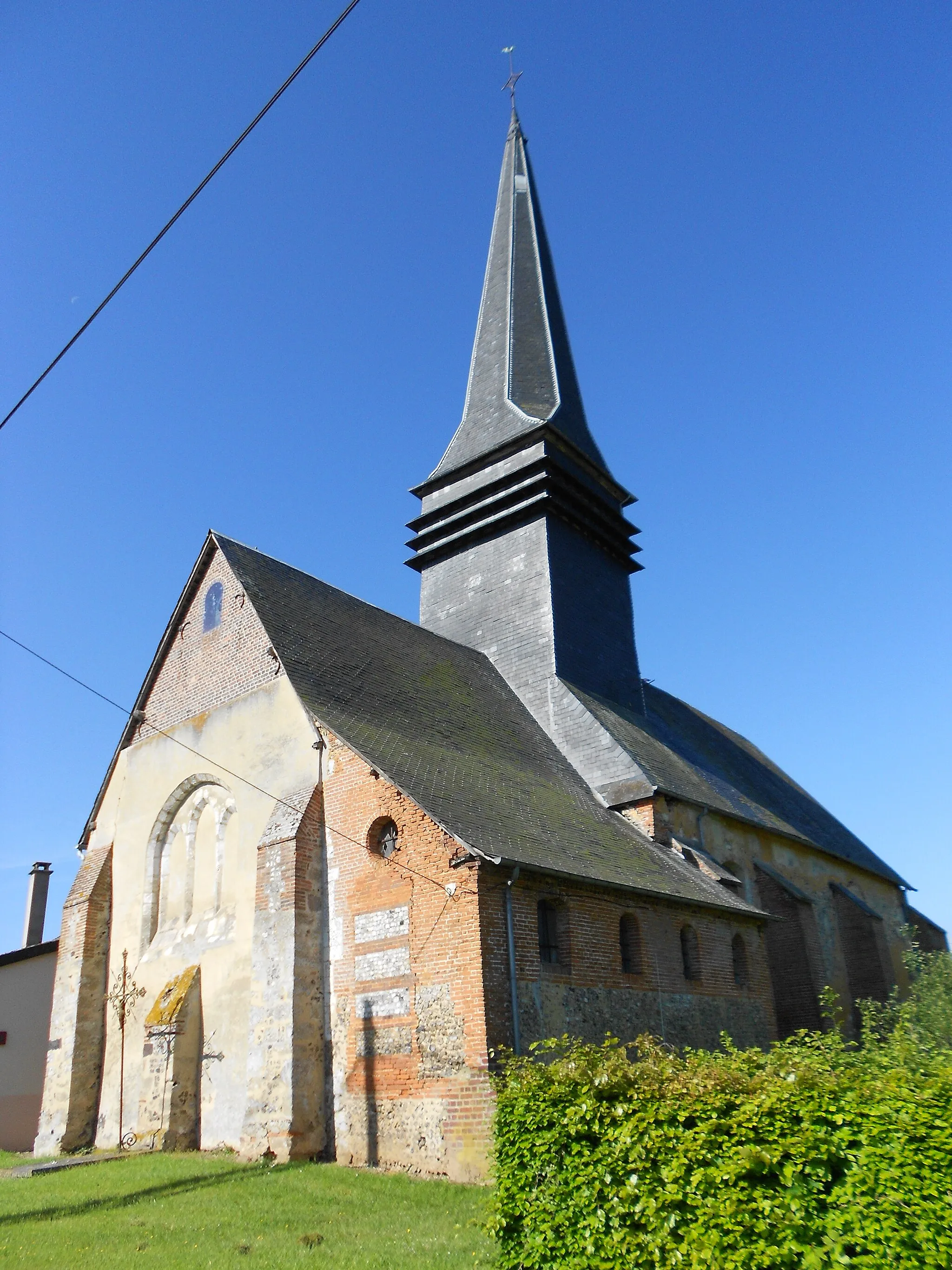 Photo showing: Eglise d'Haudricourt (Seine-Maritime)