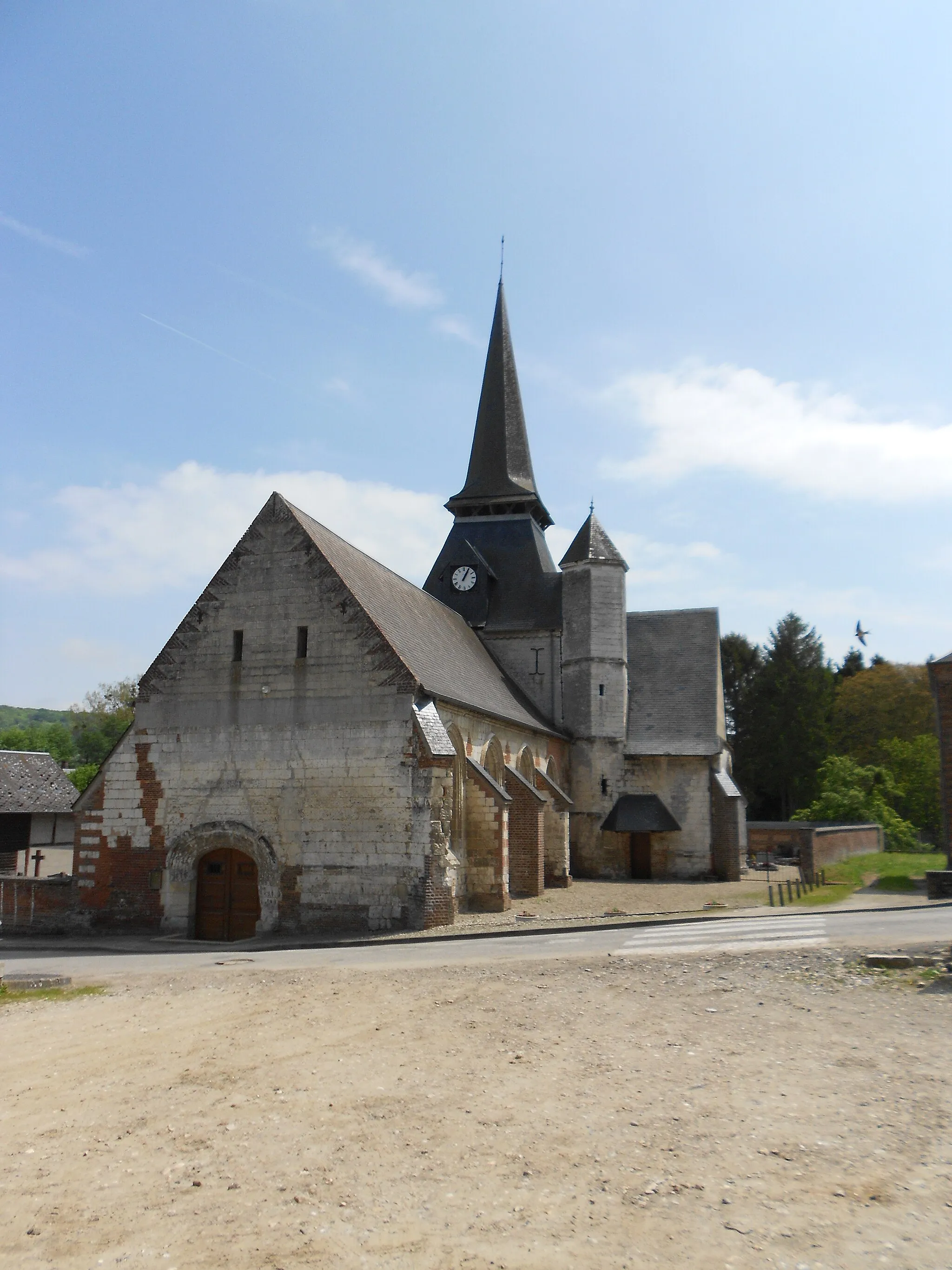 Photo showing: Eglise Saint-Martin de Monchaux-Soreng, Seine Maritime.