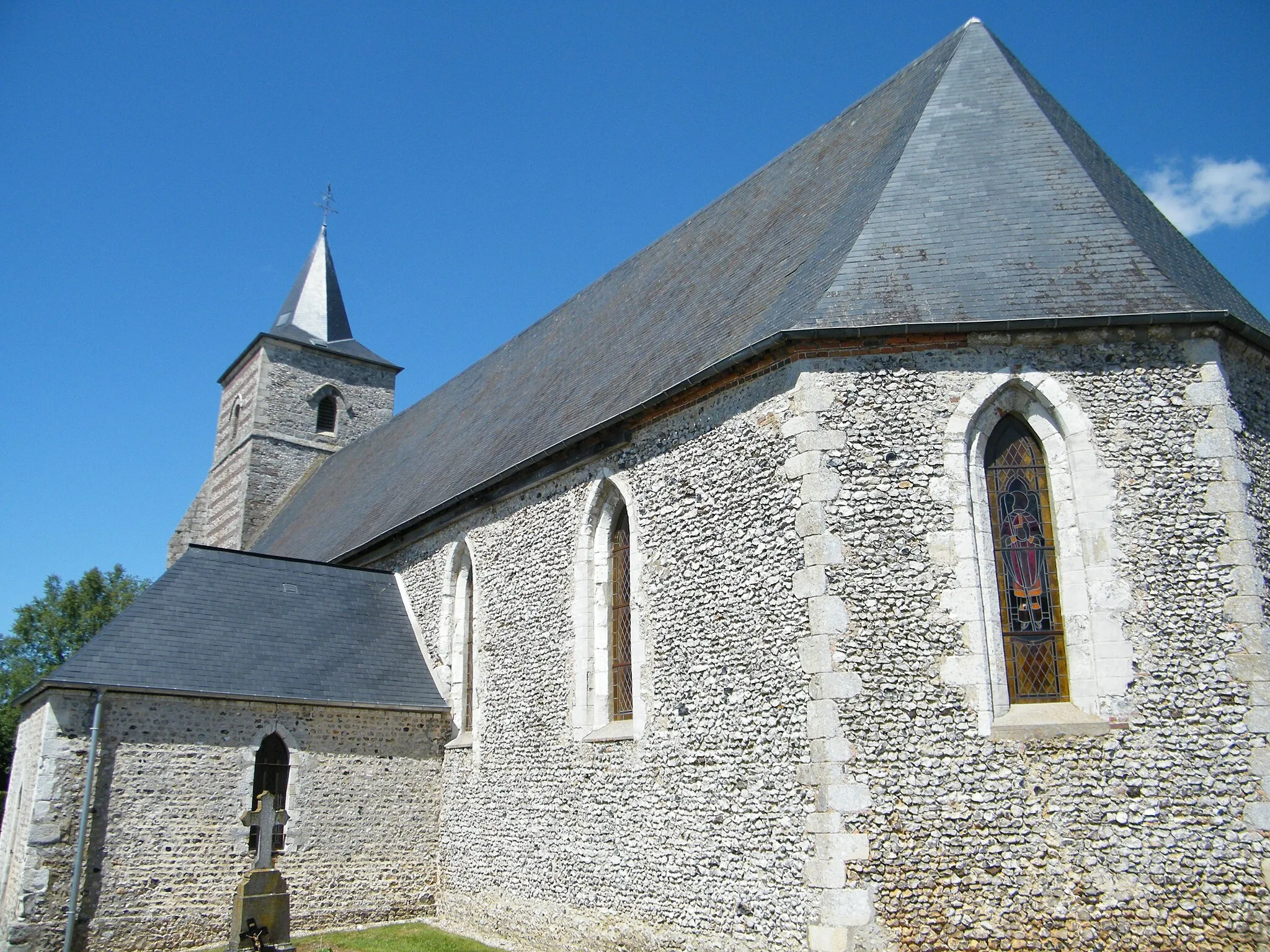 Photo showing: Sainte-Agathe d'Aliermont, Seine-Maritime, France, église (3)