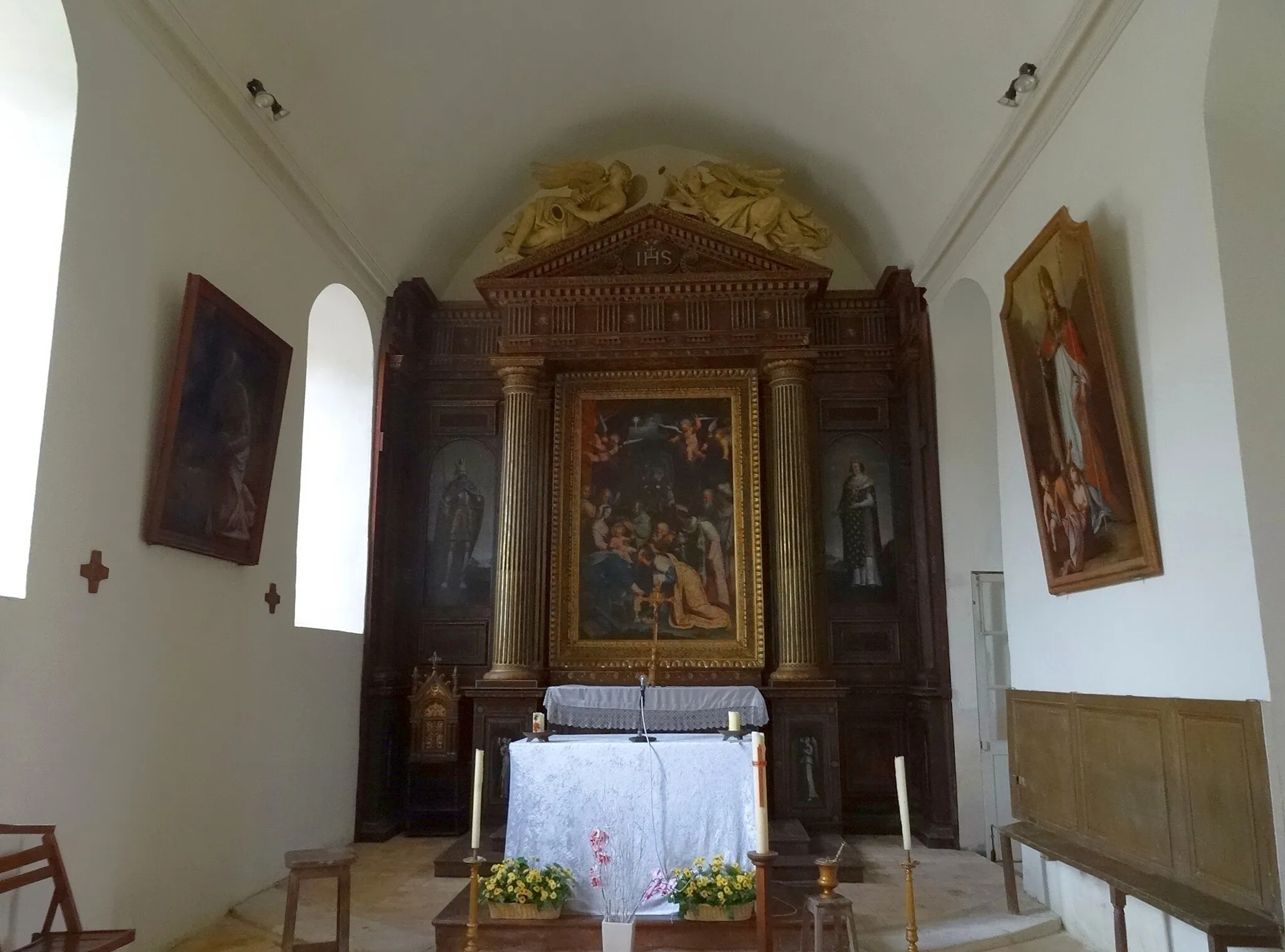 Photo showing: Intérieur de l'église Saint-Nicolas de Dhuisy. (Seine-et-Marne, région Île-de-France).