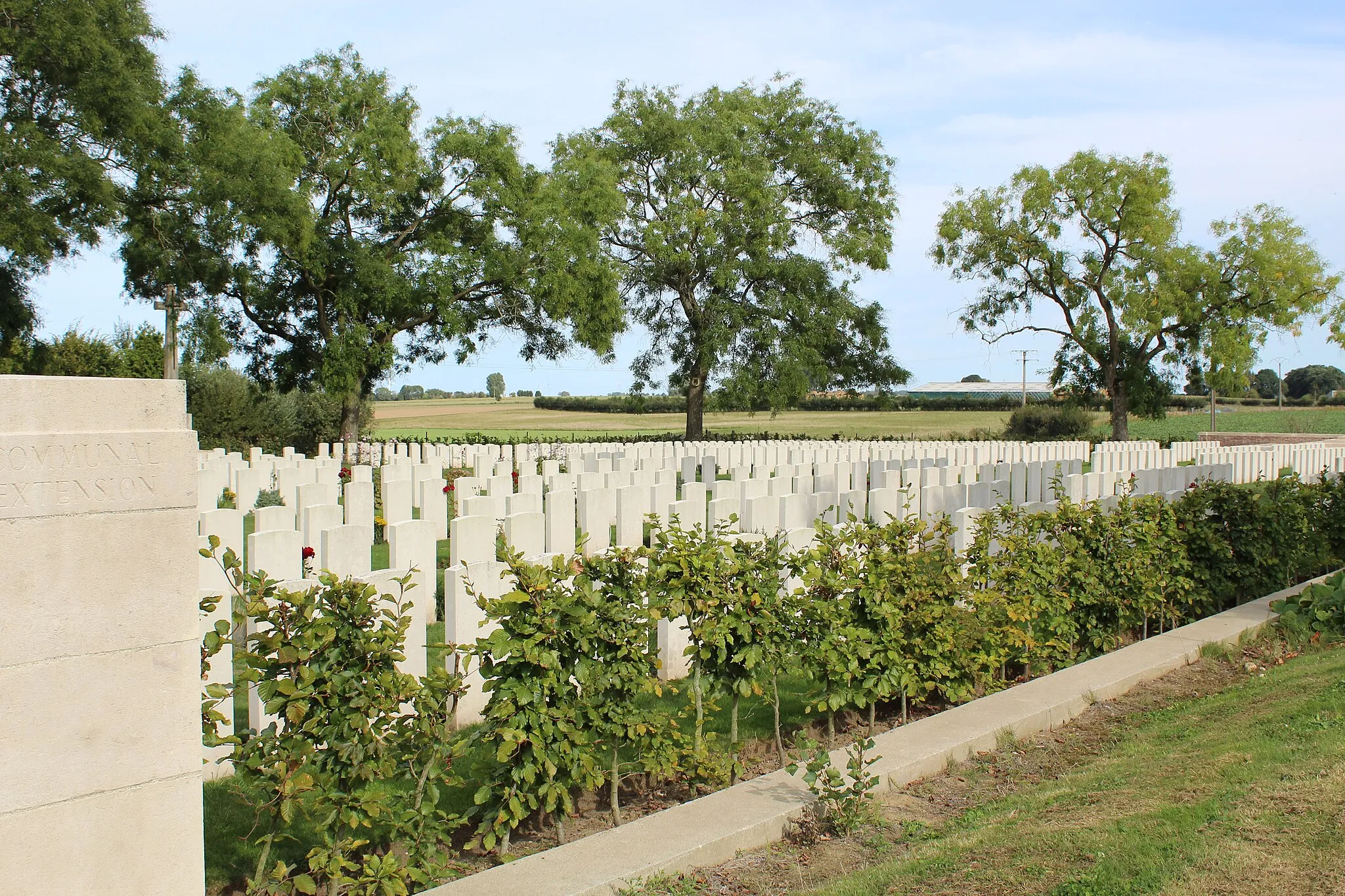 Photo showing: Le cimetière britannique