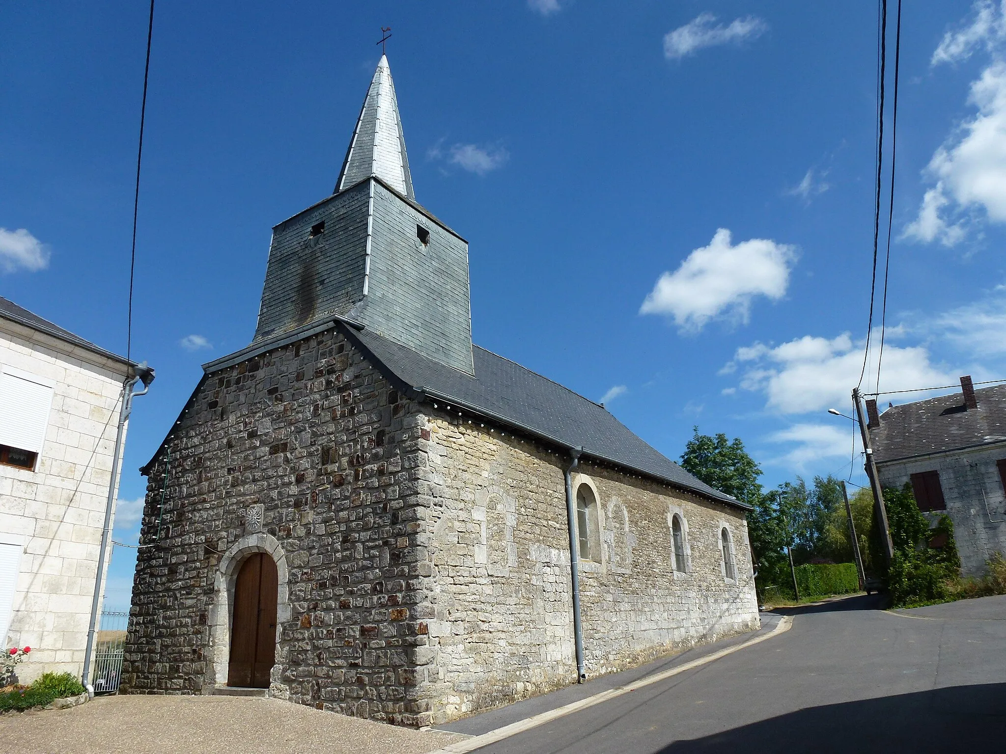 Photo showing: Prez (Ardennes) église de La Cerlau, extérieur