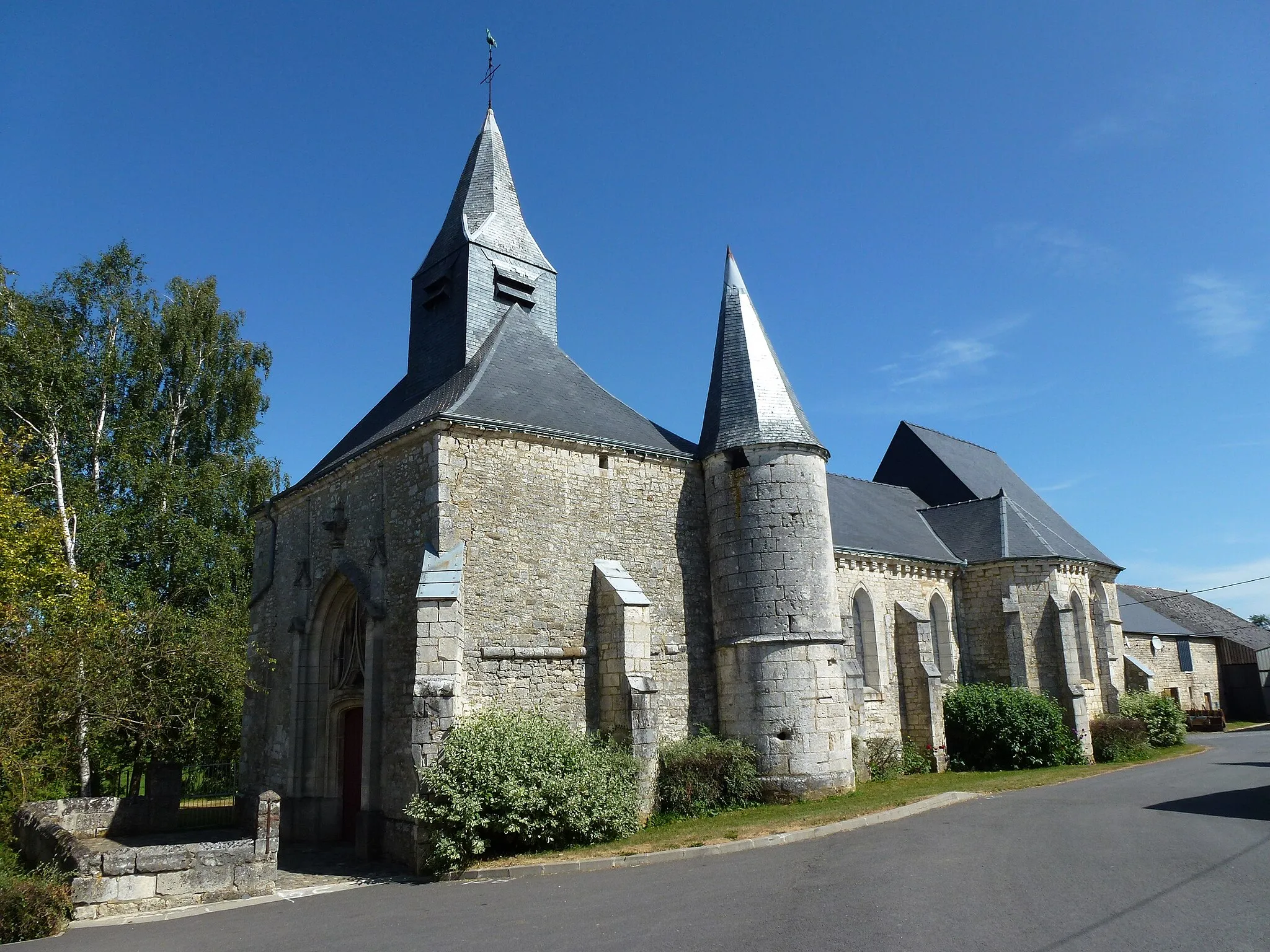 Photo showing: Prez (Ardennes) église, façade