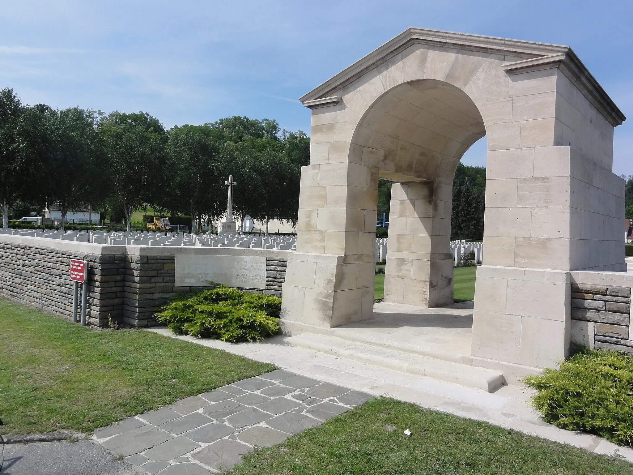 Photo showing: Vailly-sur-Aisne (Aisne) Cimetière brittannique (CWGC)