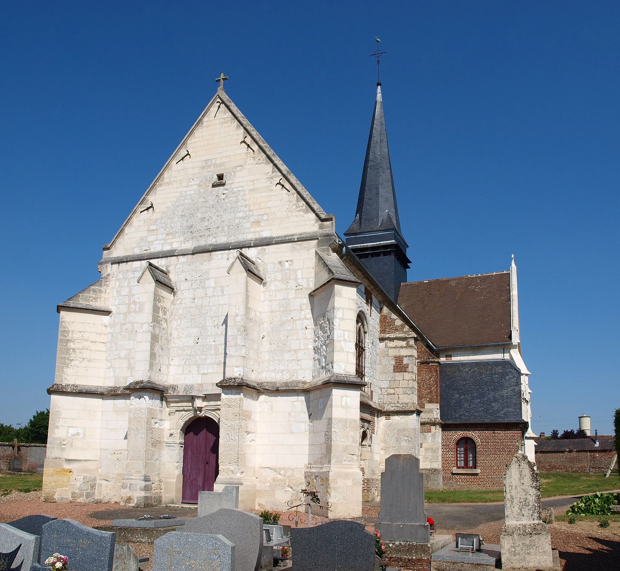 Photo showing: Verderel-lès-Sauqueuse (Oise, France) ; église.